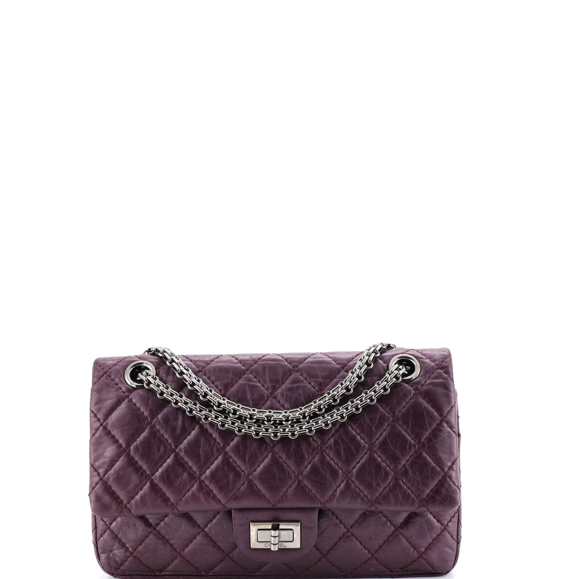 Reissue 2.55 Flap Bag Quilted Metallic Aged Calfskin 225