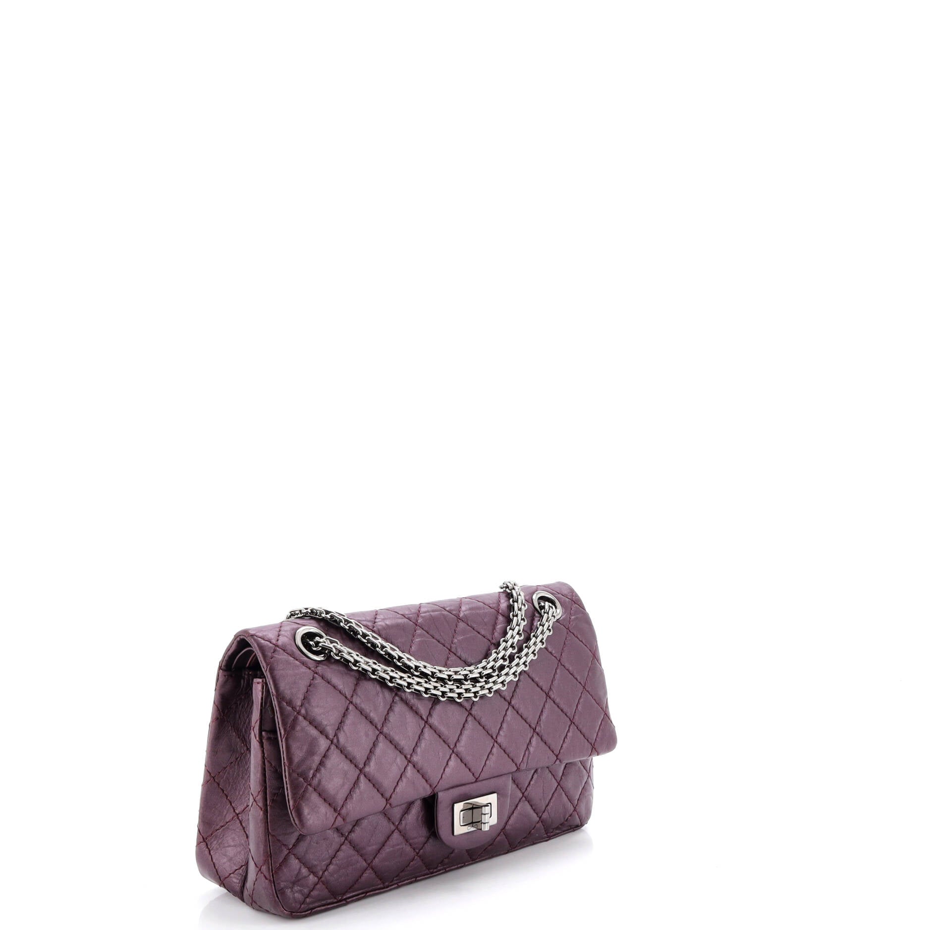 Reissue 2.55 Flap Bag Quilted Metallic Aged Calfskin 225