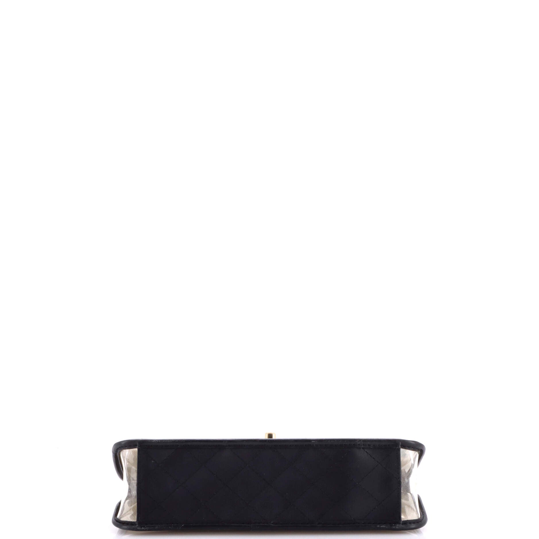 Sand By The Sea Flap Bag PVC with Lambskin Medium