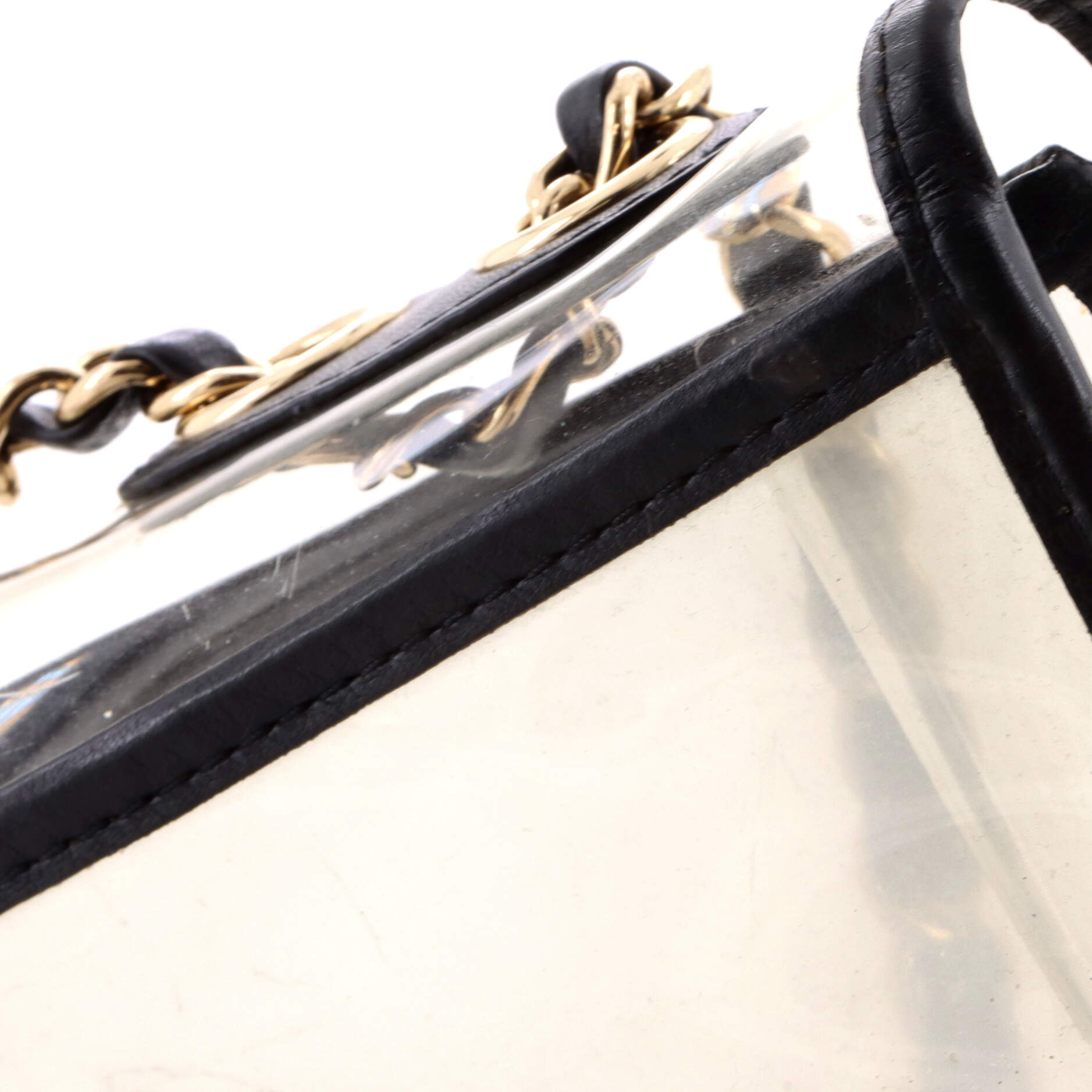 Sand By The Sea Flap Bag PVC with Lambskin Medium