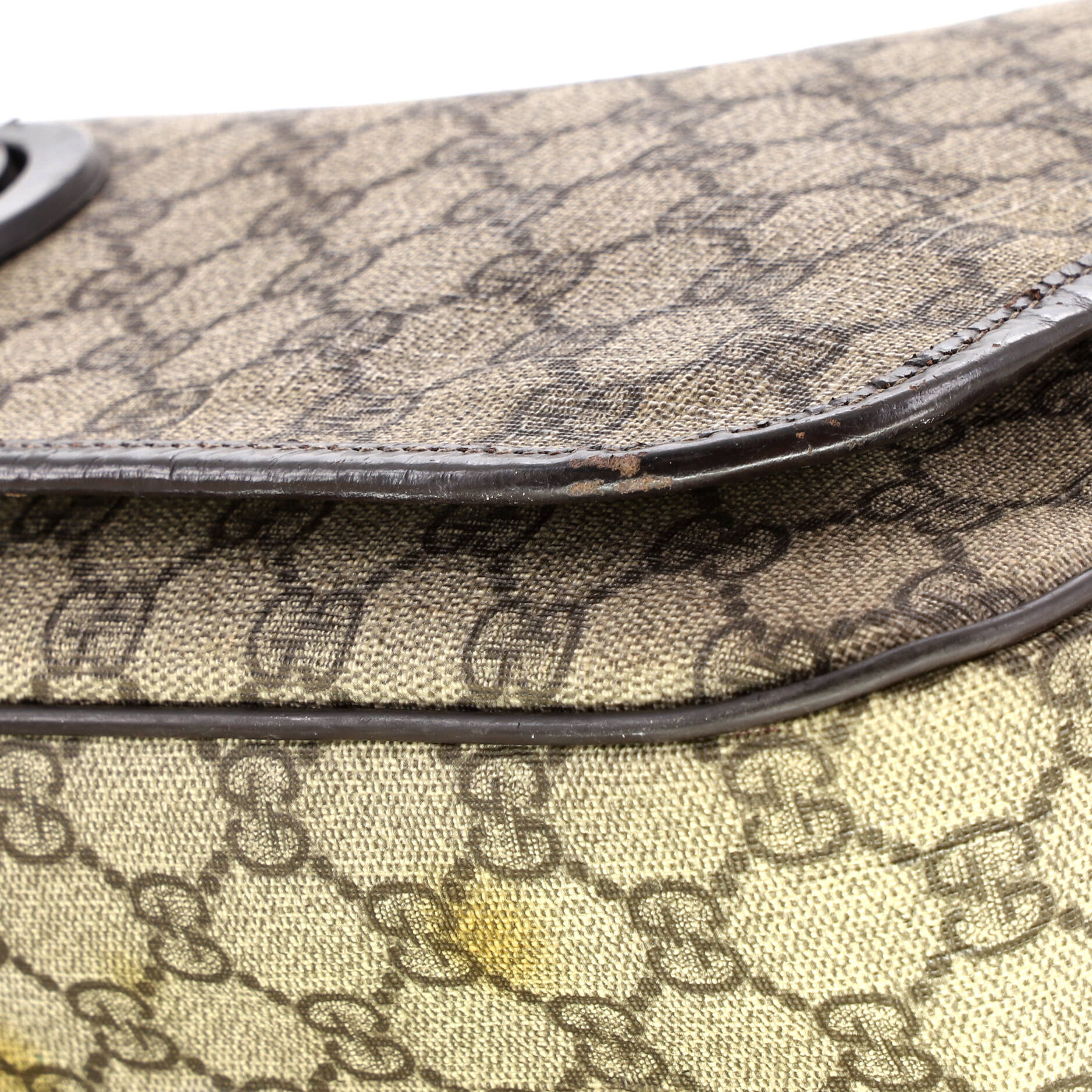 Interlocking G Messenger Bag GG Coated Canvas Large