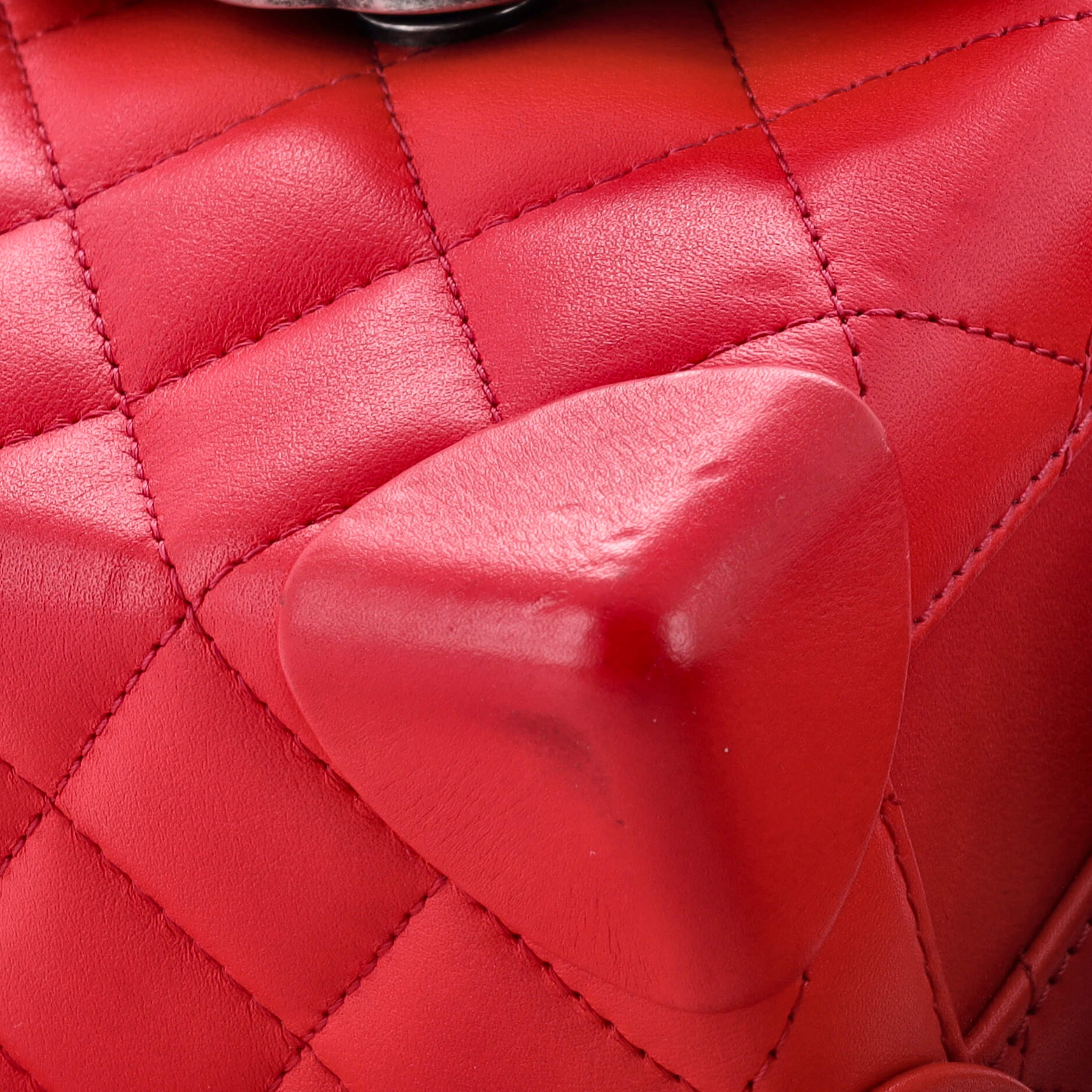 Trunk-Like Crossbody Bag Quilted Lambskin Mini