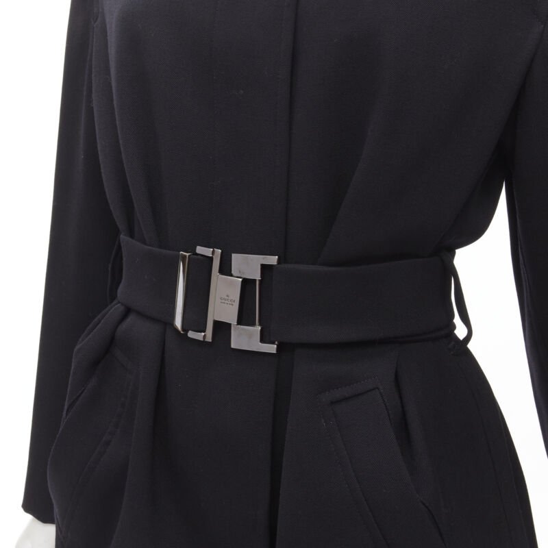Women's Gucci Tom Ford wool oversized belted coat