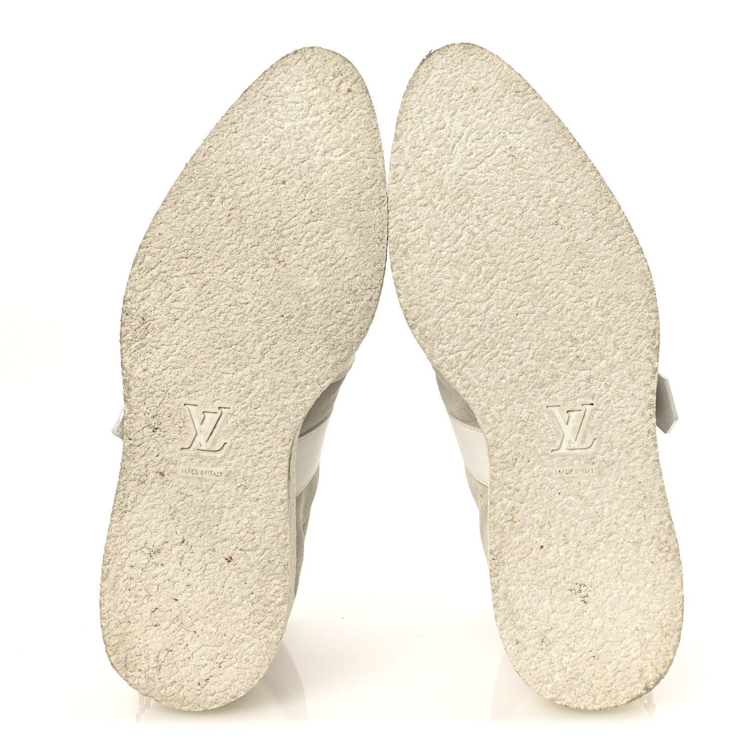 Calfskin Suede Mens Creeper Ankle Boots 9 White