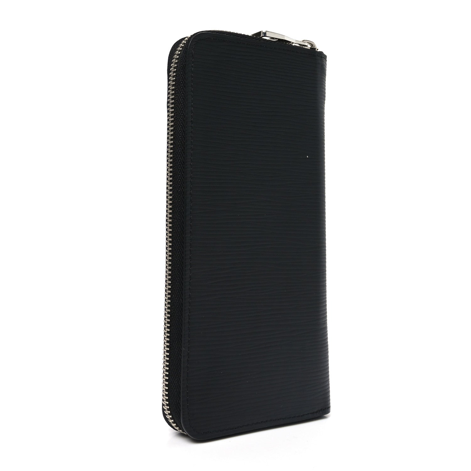 Epi Zippy Vertical Wallet Black