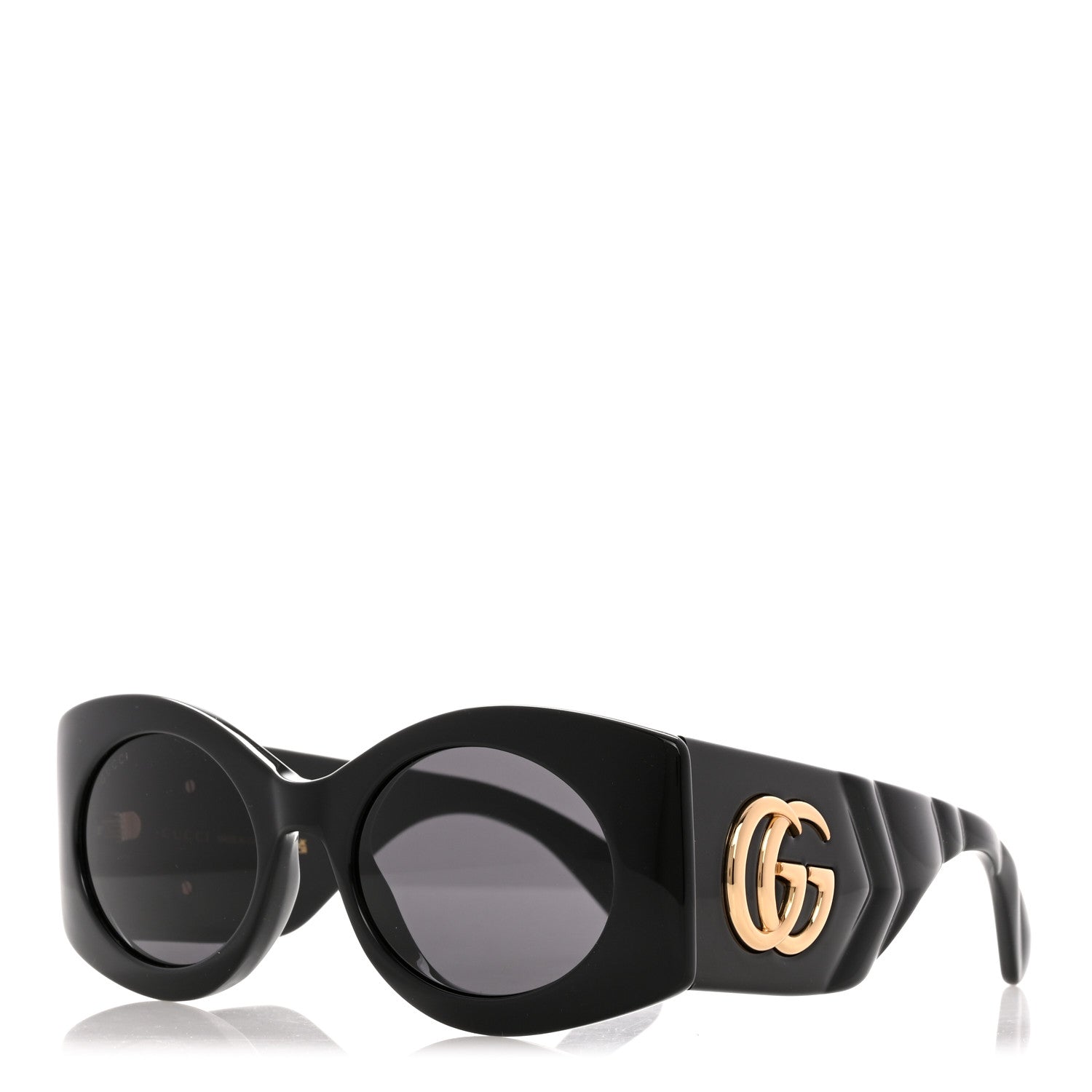 Acetate Frame GG Marmont Logo Sunglasses GG0810S Black