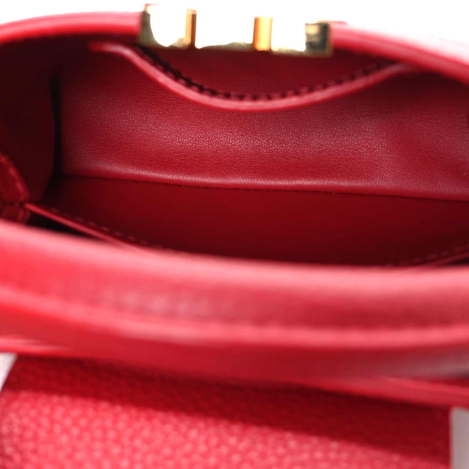 Taurillon Mini Capucines Scarlet