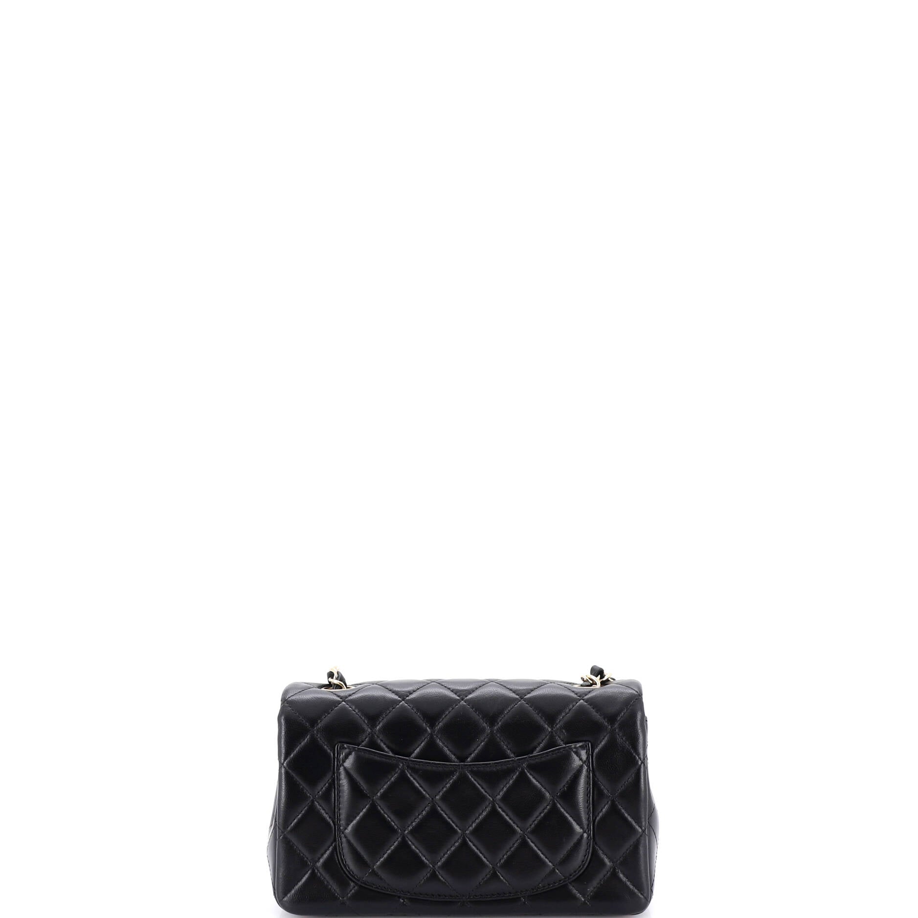 Classic Single Flap Bag Quilted Lambskin Mini
