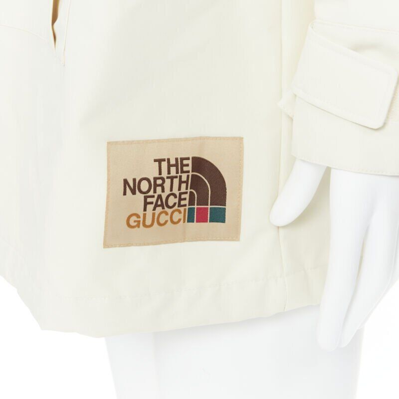 Women's Gucci The North Face nylon windbreaker anorak pullover jacket