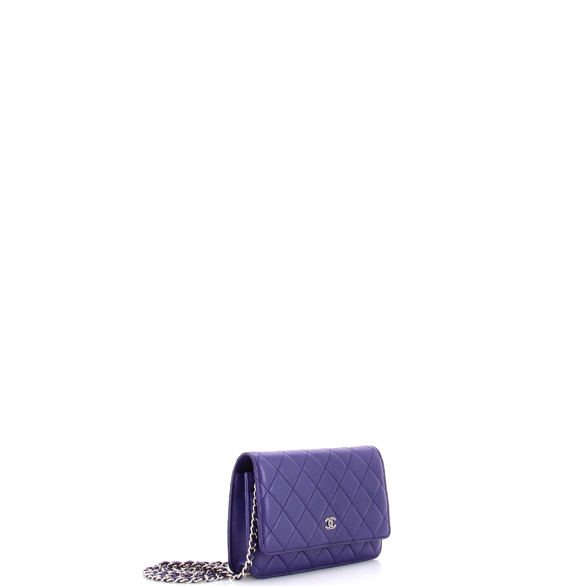 Wallet on Chain Quilted Lambskin