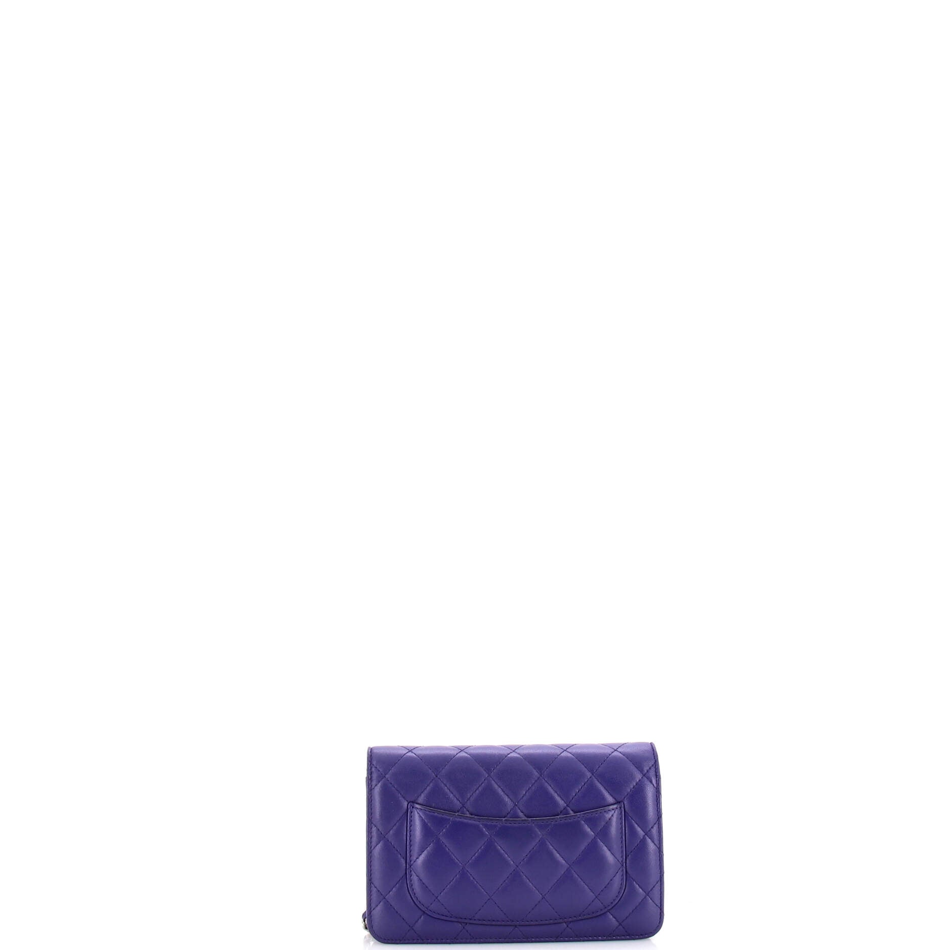 Wallet on Chain Quilted Lambskin
