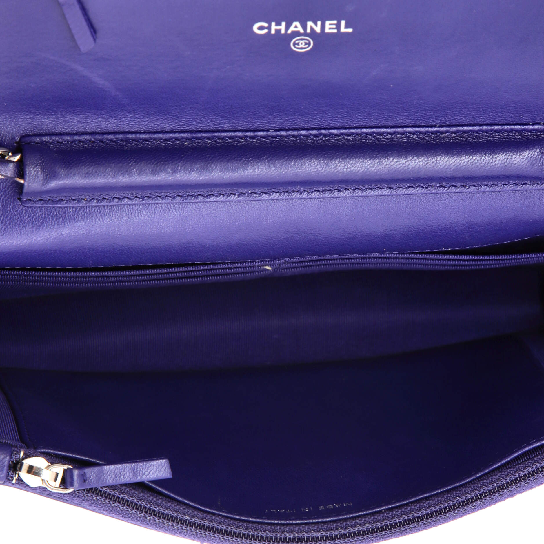Wallet on Chain Quilted Lambskin