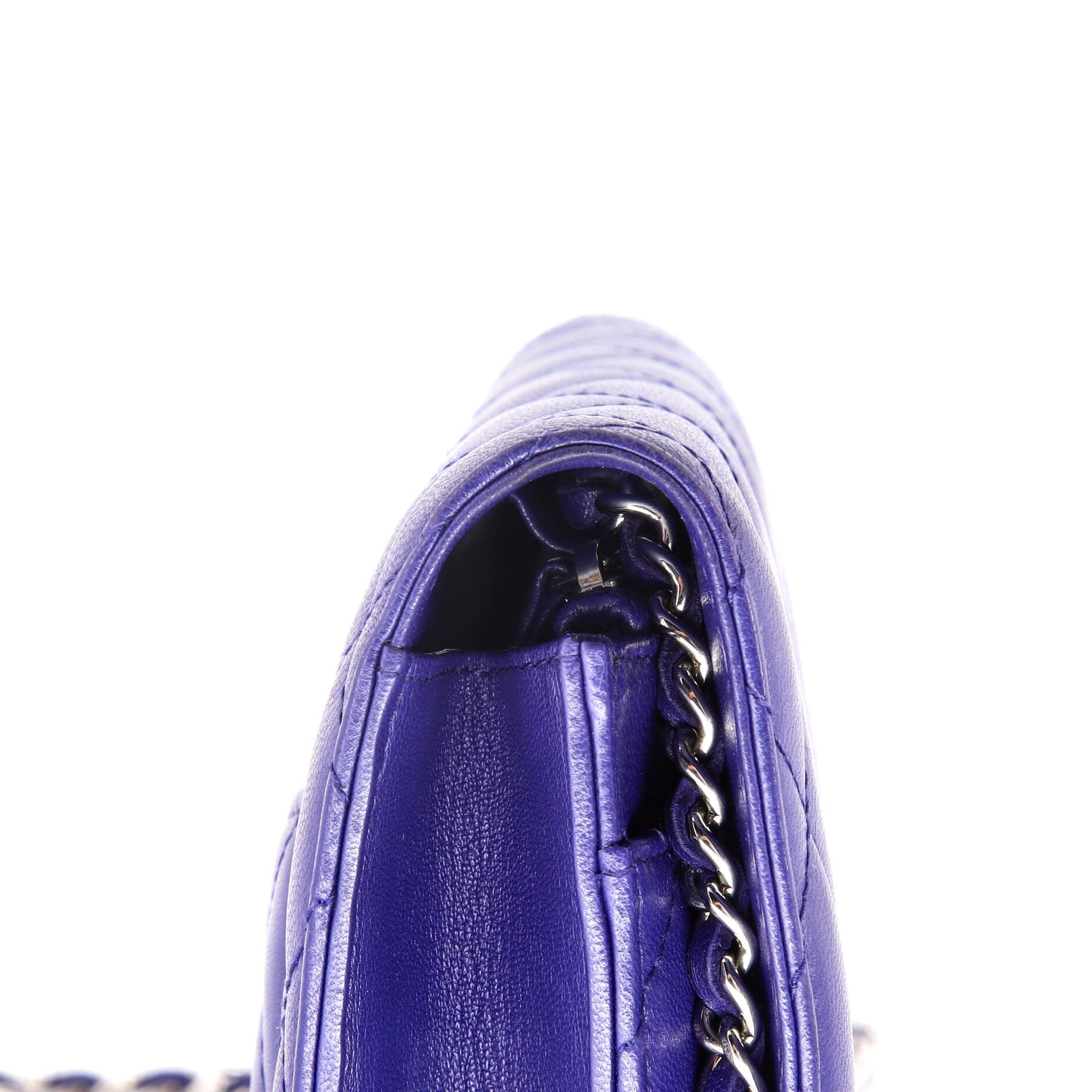 Wallet on Chain Quilted Lambskin