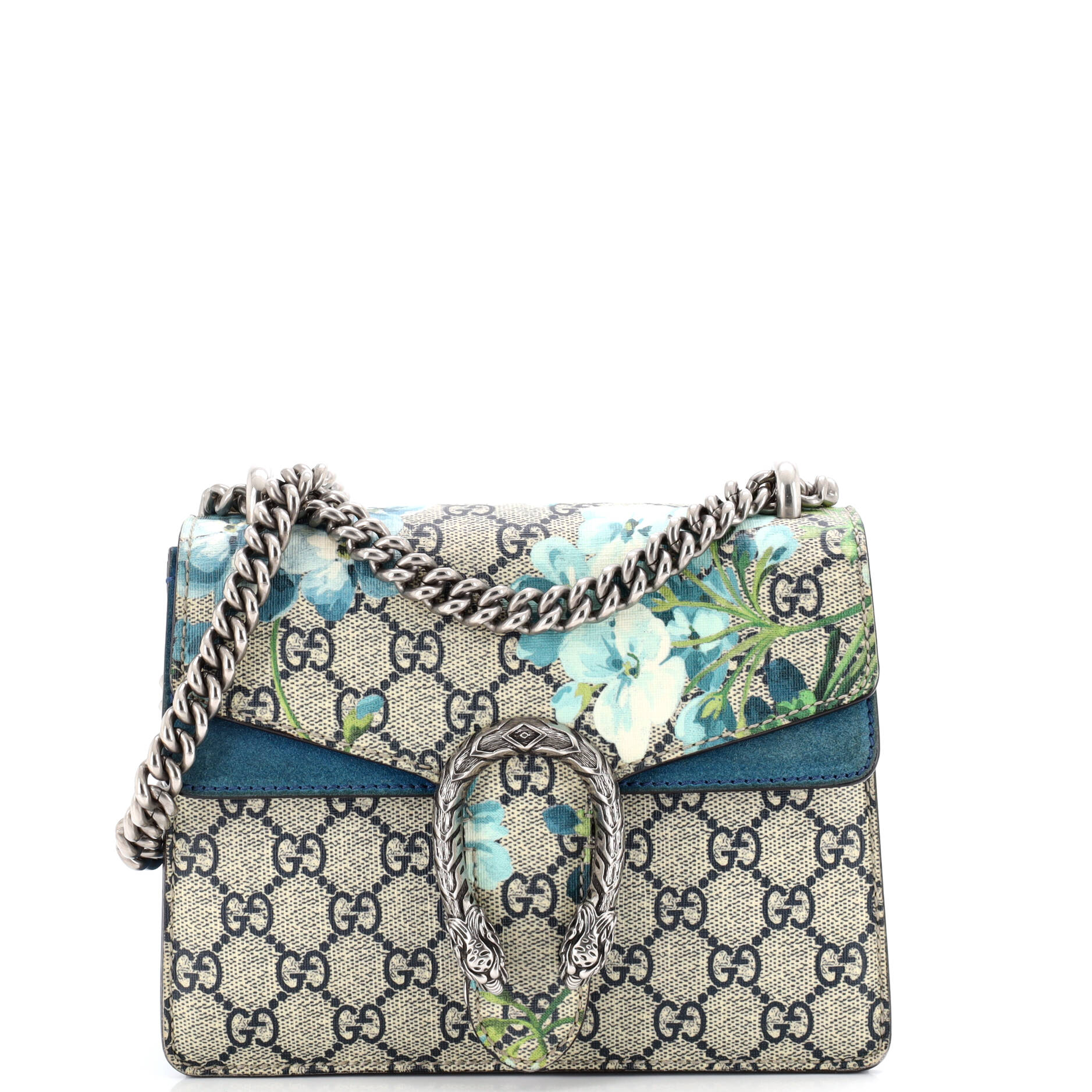 Dionysus Bag Blooms Print GG Coated Canvas Mini