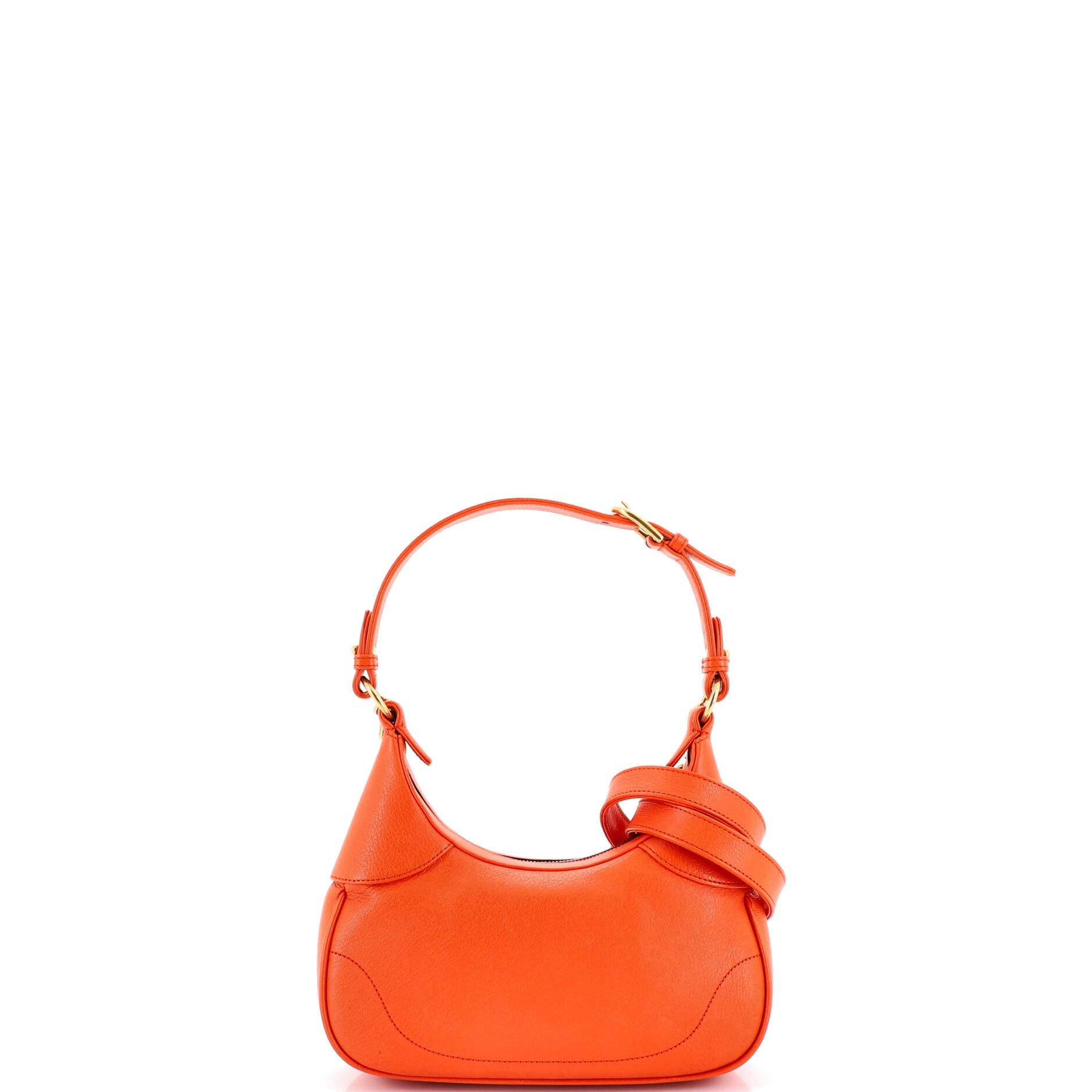 Aphrodite Zip Shoulder Bag Leather Small