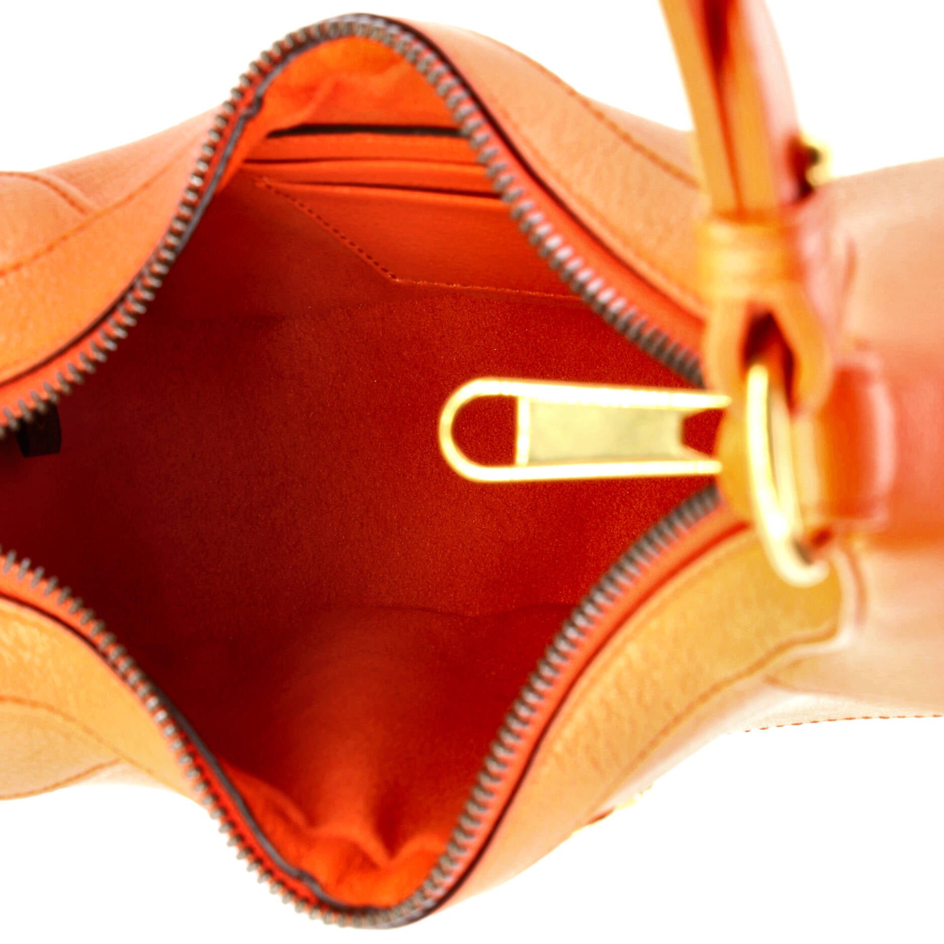 Aphrodite Zip Shoulder Bag Leather Small