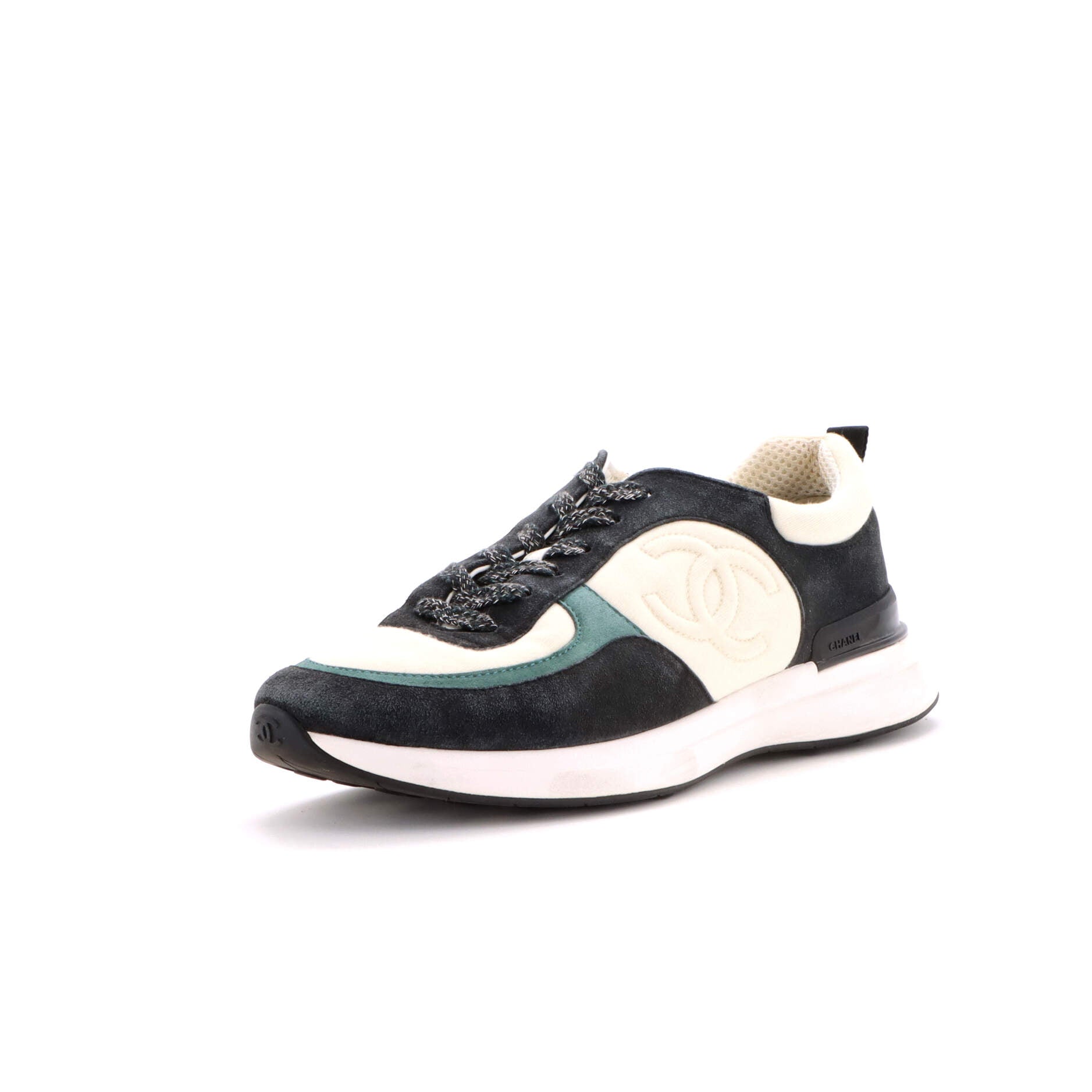 Women's CC Low-Top Sneakers Suede and Fabric
