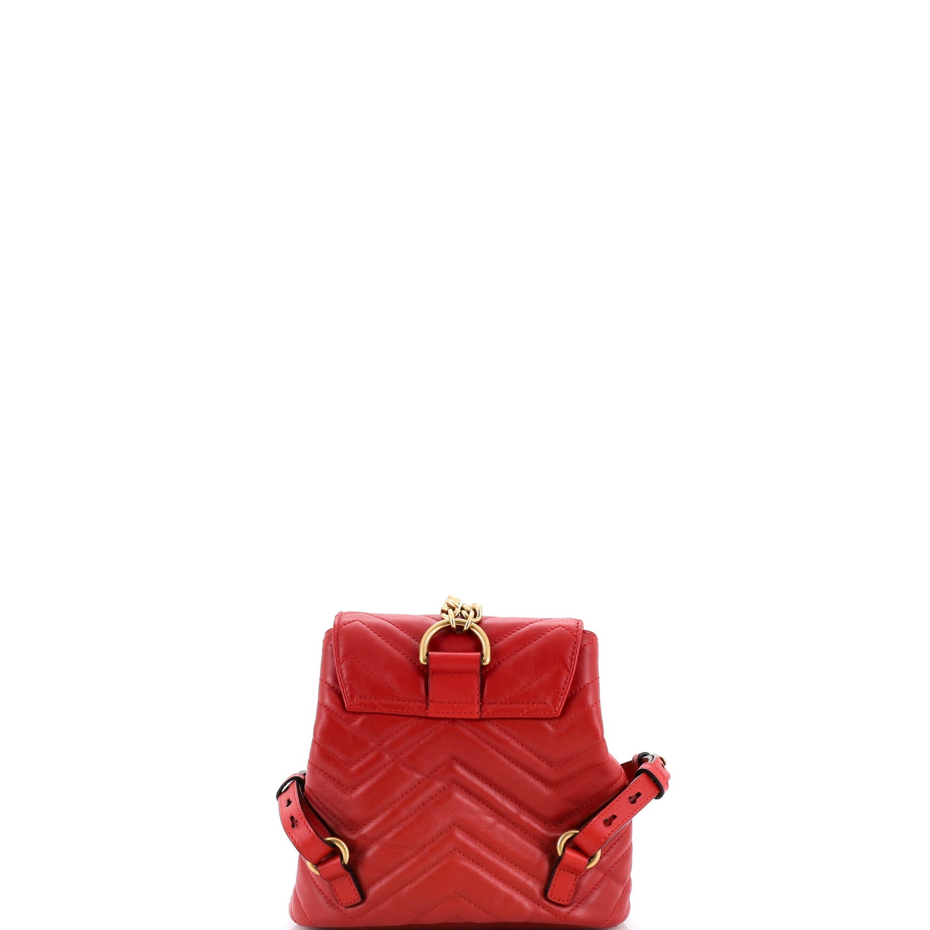 GG Marmont Drawstring Backpack Matelasse Leather Mini