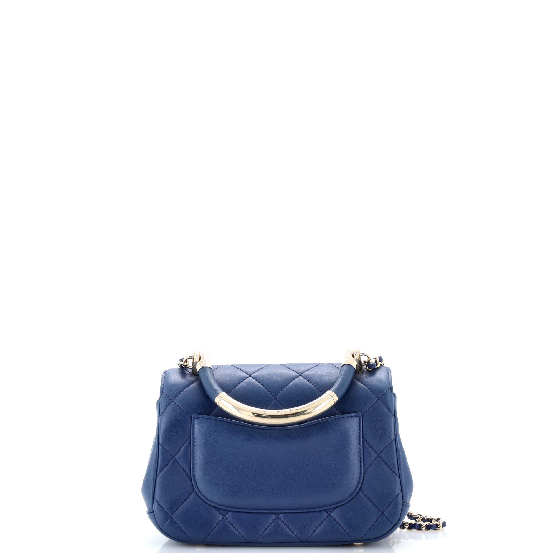 Carry Chic Flap Bag Quilted Lambskin Mini