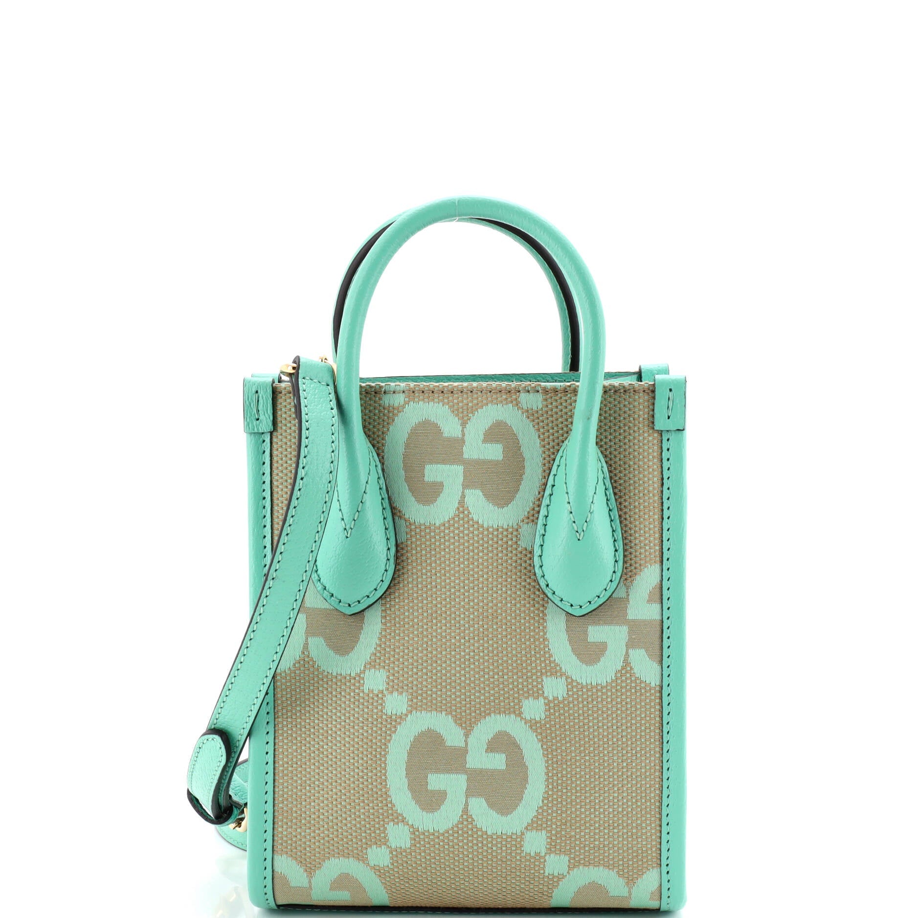 Vertical Tote Jumbo GG Canvas Mini