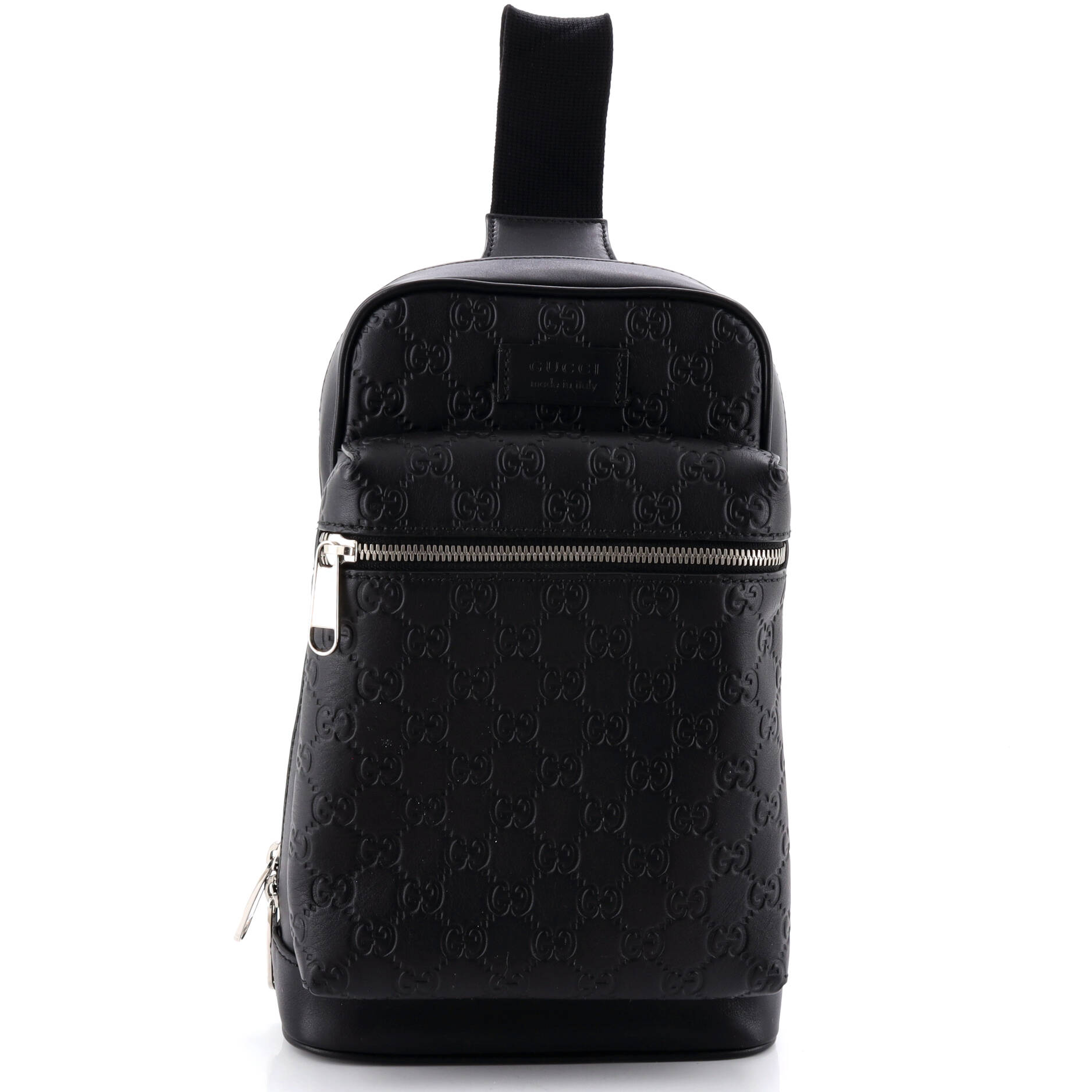 Signature Slim Crossbody Bag Guccissima Leather Small