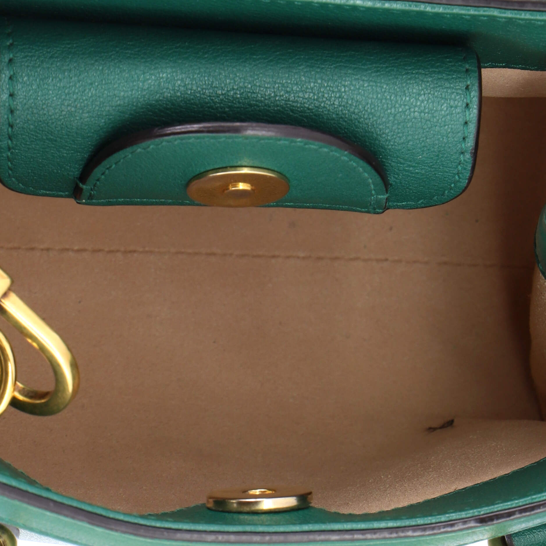 Diana NM Bamboo Handle Tote Leather Mini