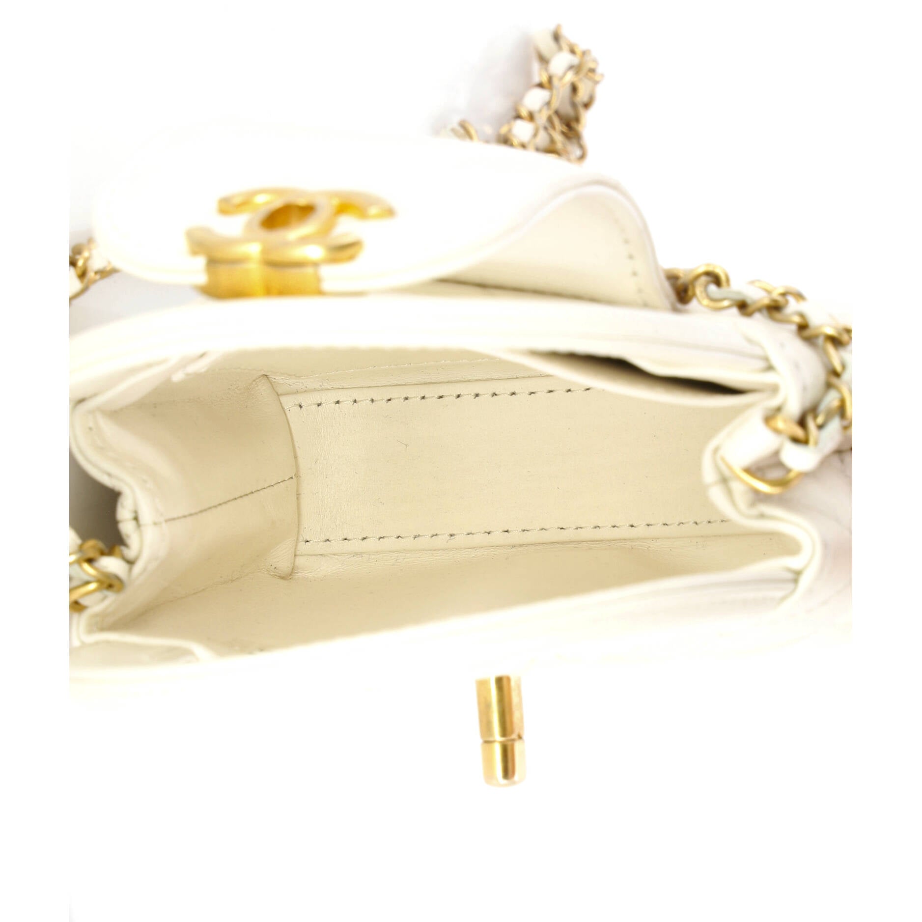 Kelly Top Handle Shopping Bag Quilted Shiny Aged Calfskin Nano
