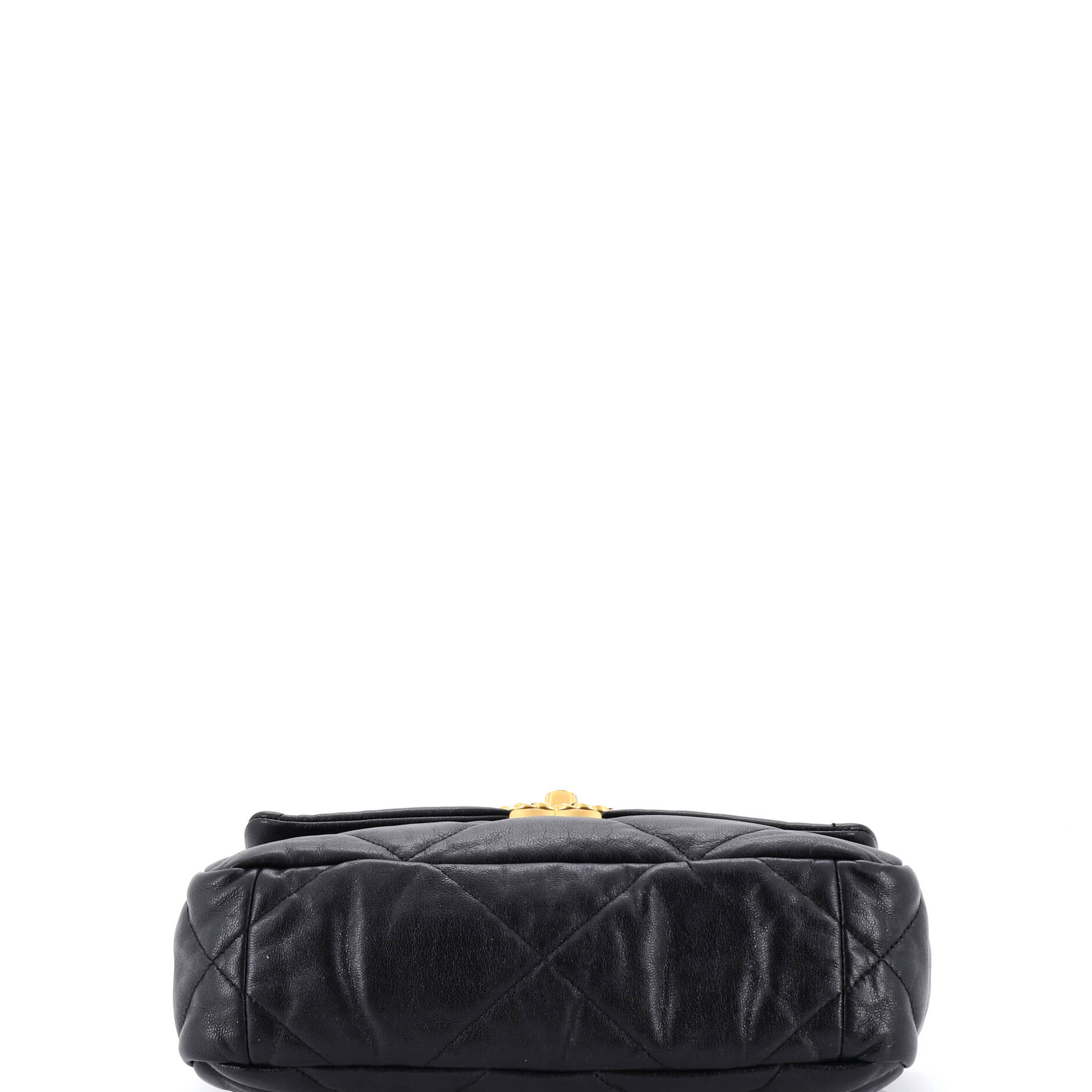 19 Flap Bag Quilted Leather Medium