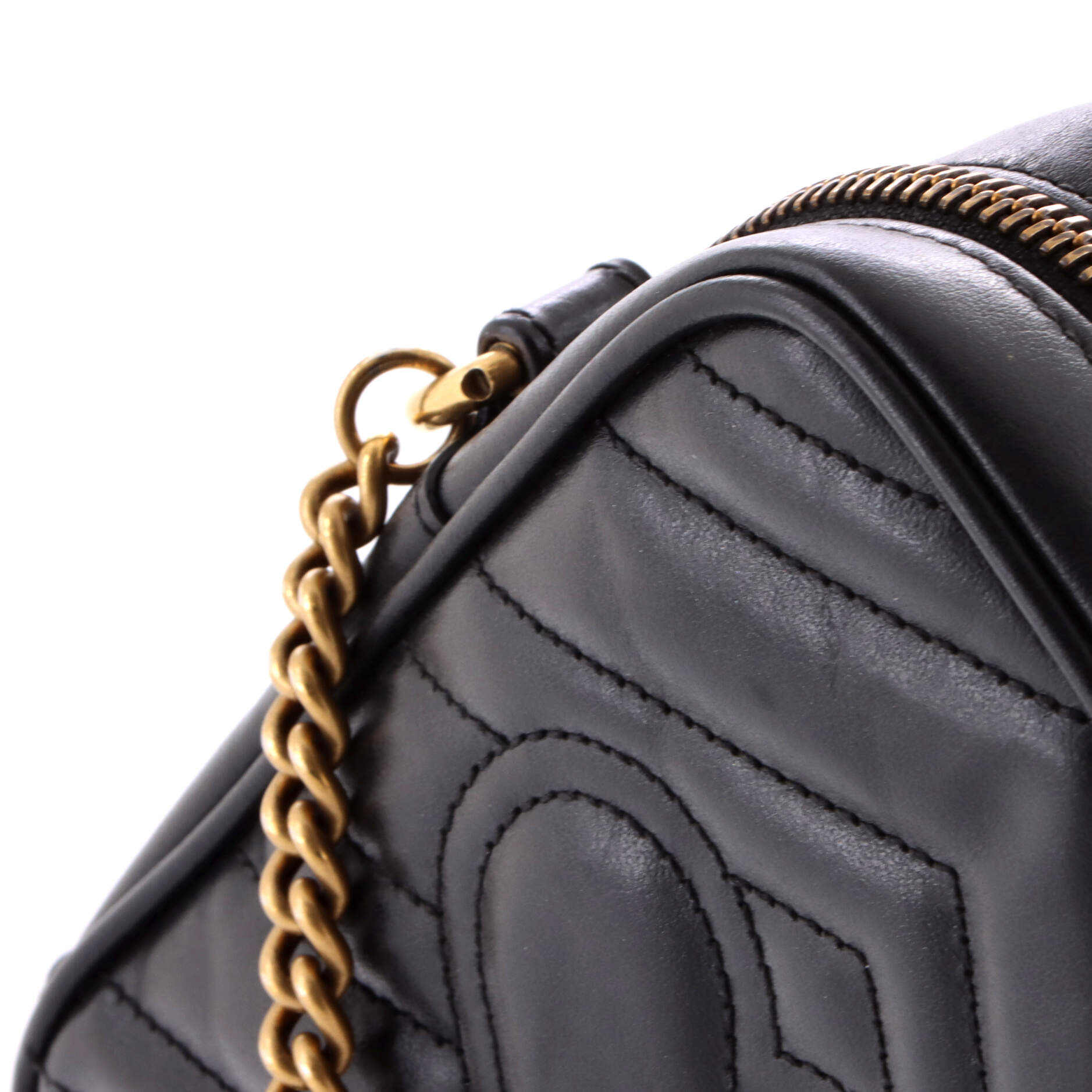 GG Marmont Vertical Phone Crossbody Bag Matelasse Leather Mini