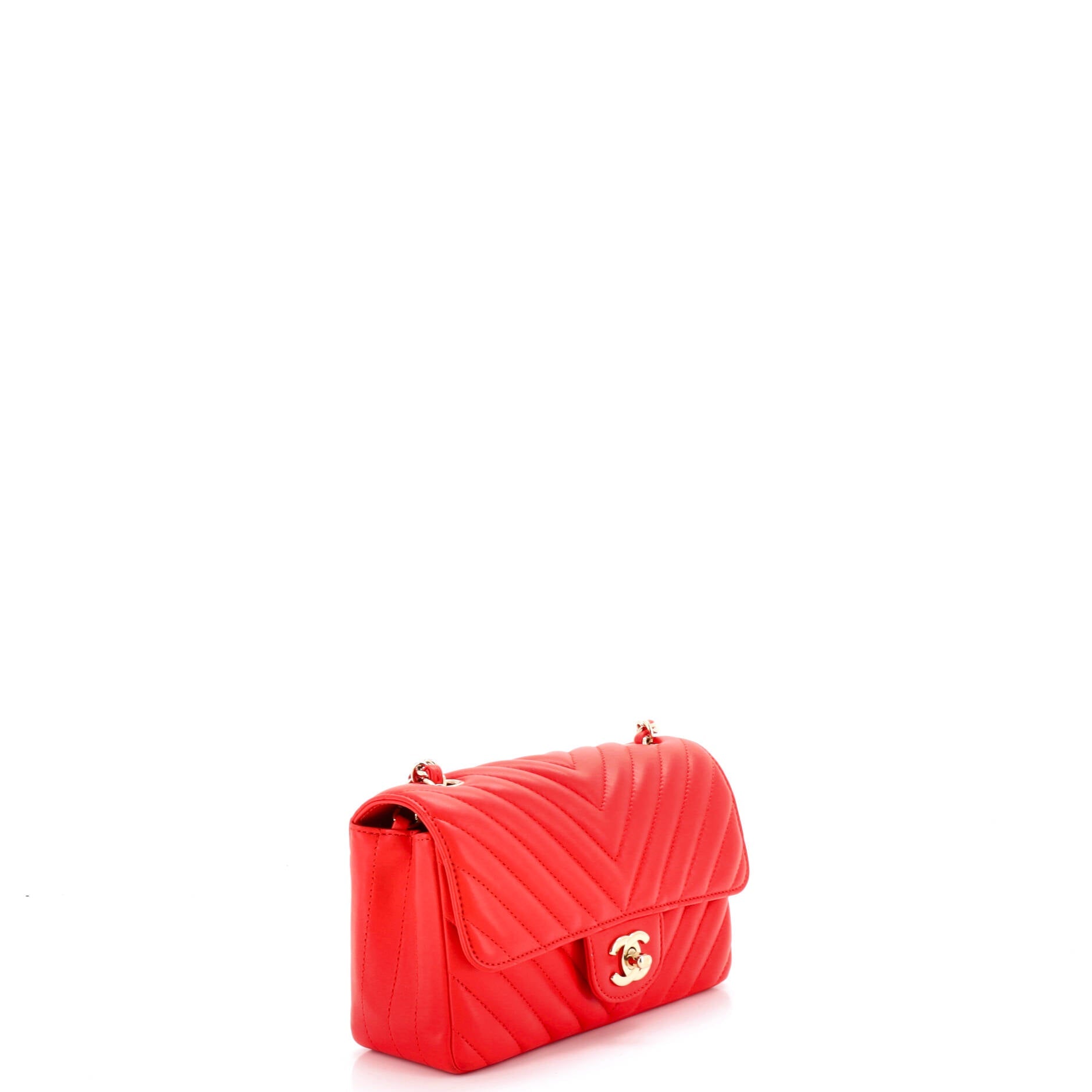 Classic Single Flap Bag Chevron Lambskin Mini