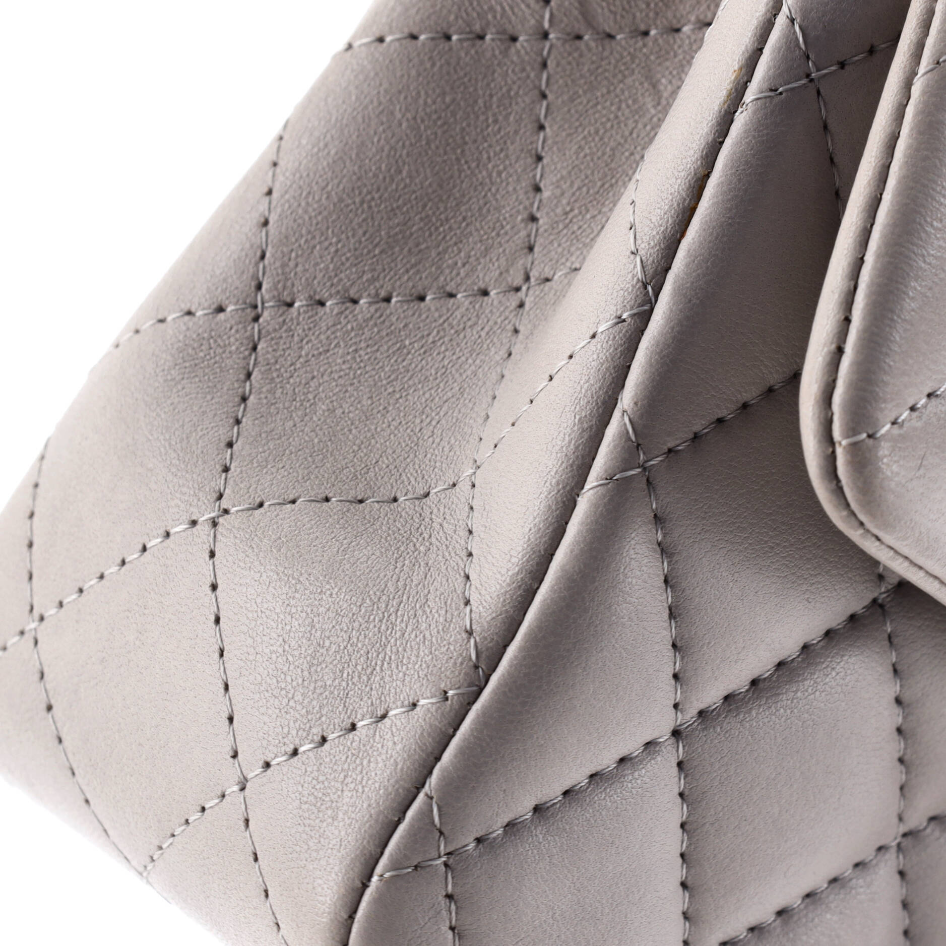 Classic Single Flap Top Handle Bag Quilted Lambskin Mini