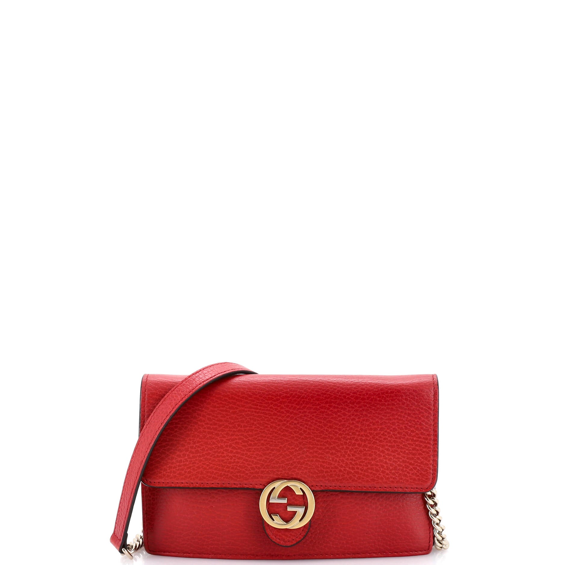 Interlocking Wallet on Chain Leather