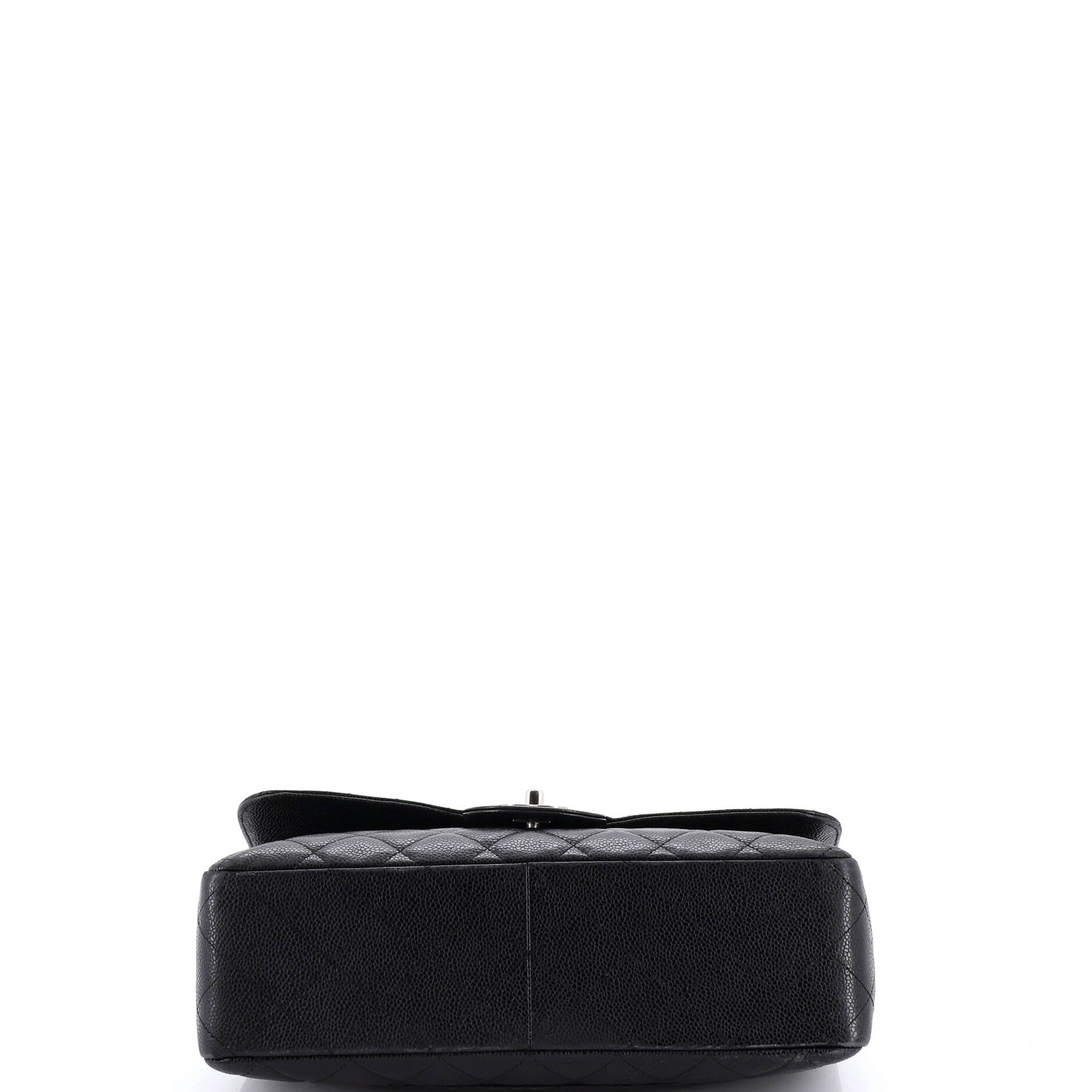 Classic Single Flap Bag Quilted Caviar Jumbo