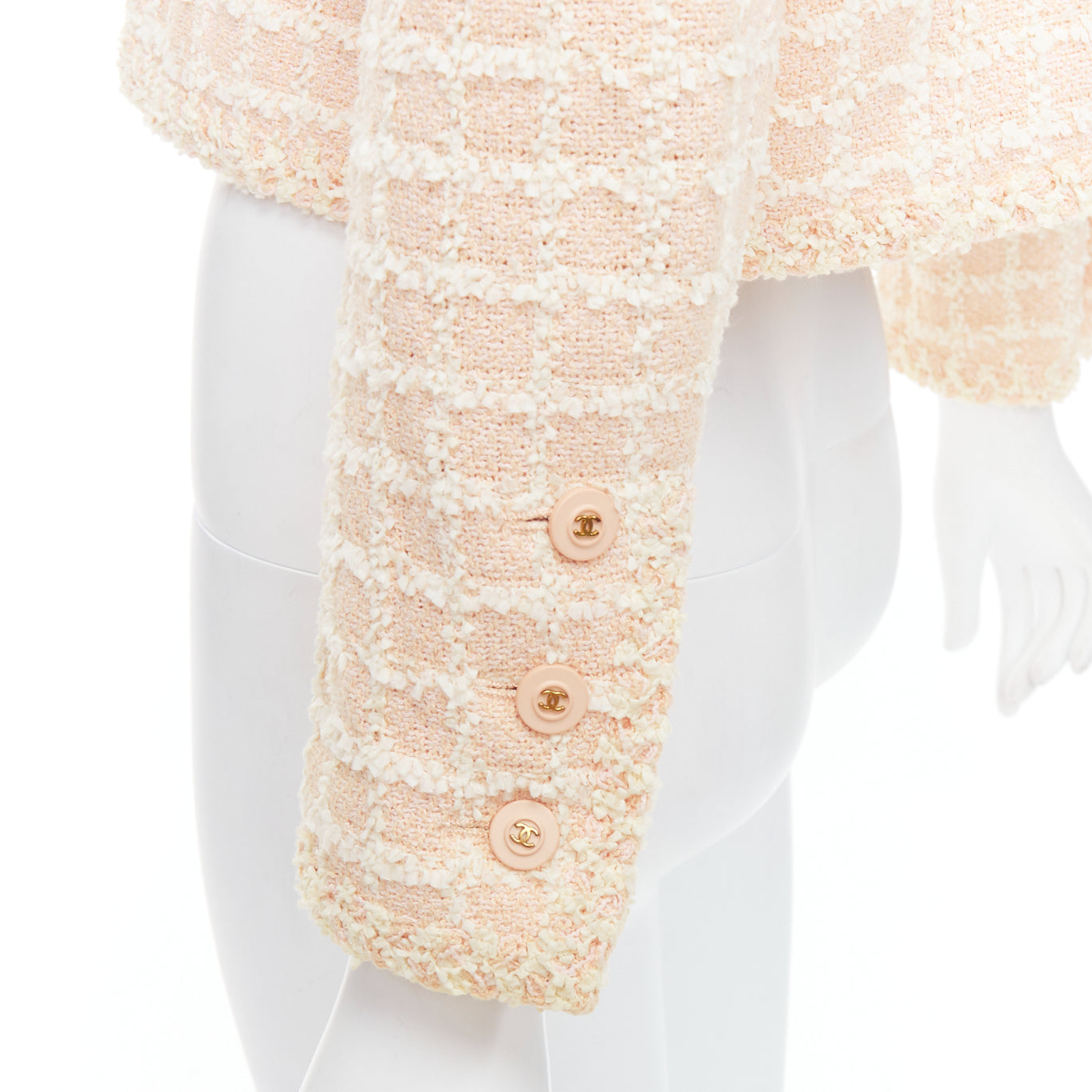 Women's Chanel cotton tweed cropped jacket