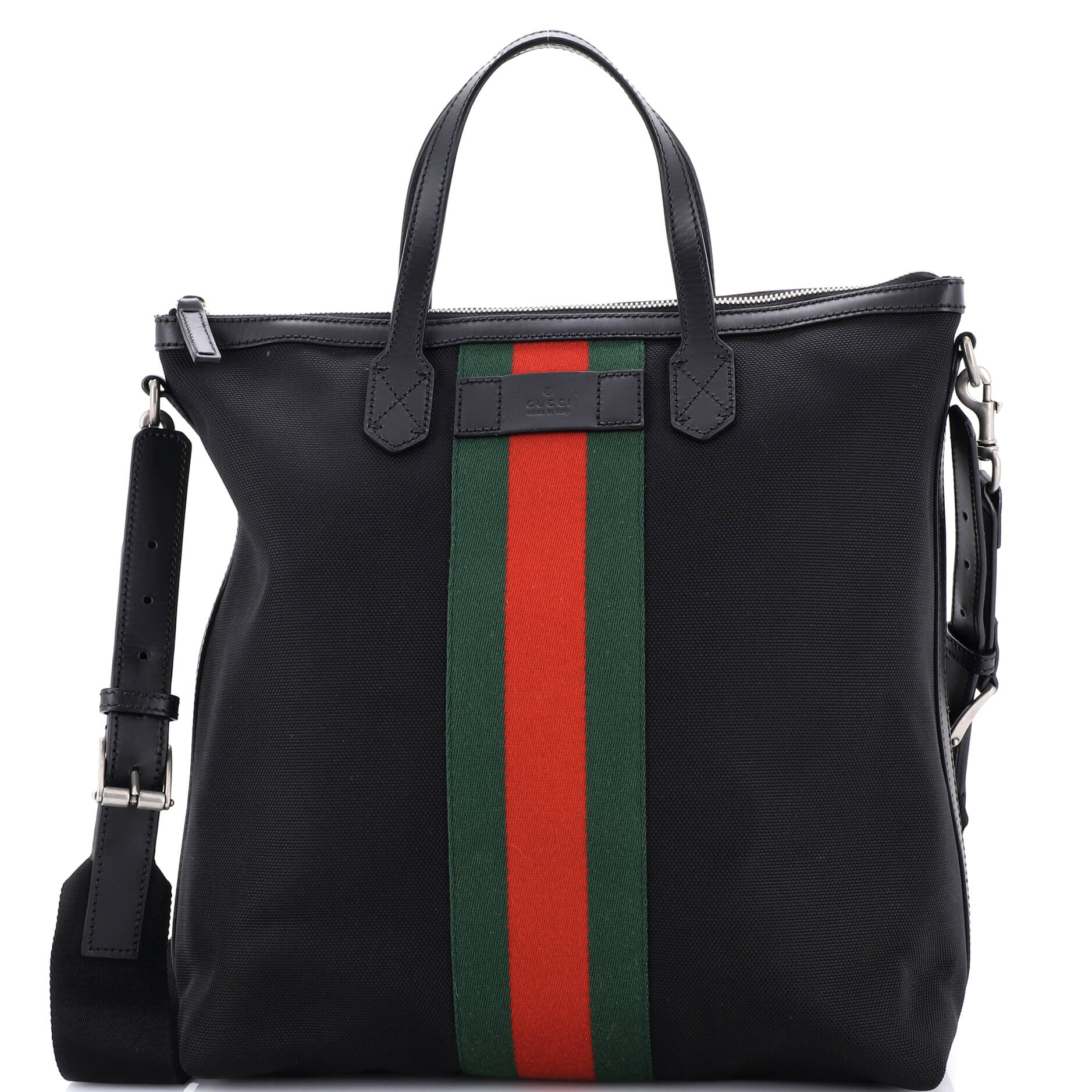 Web Zip Tote Techno Canvas Medium
