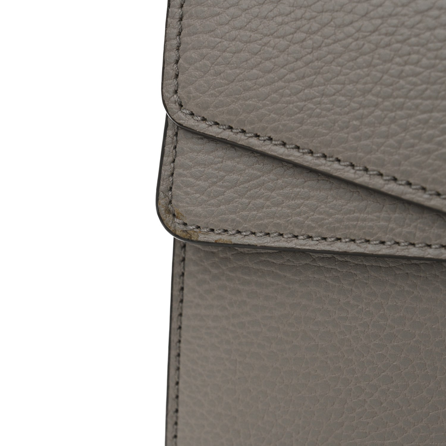 Pebbled Calfskin Small Dionysus Shoulder Bag Dusty Grey