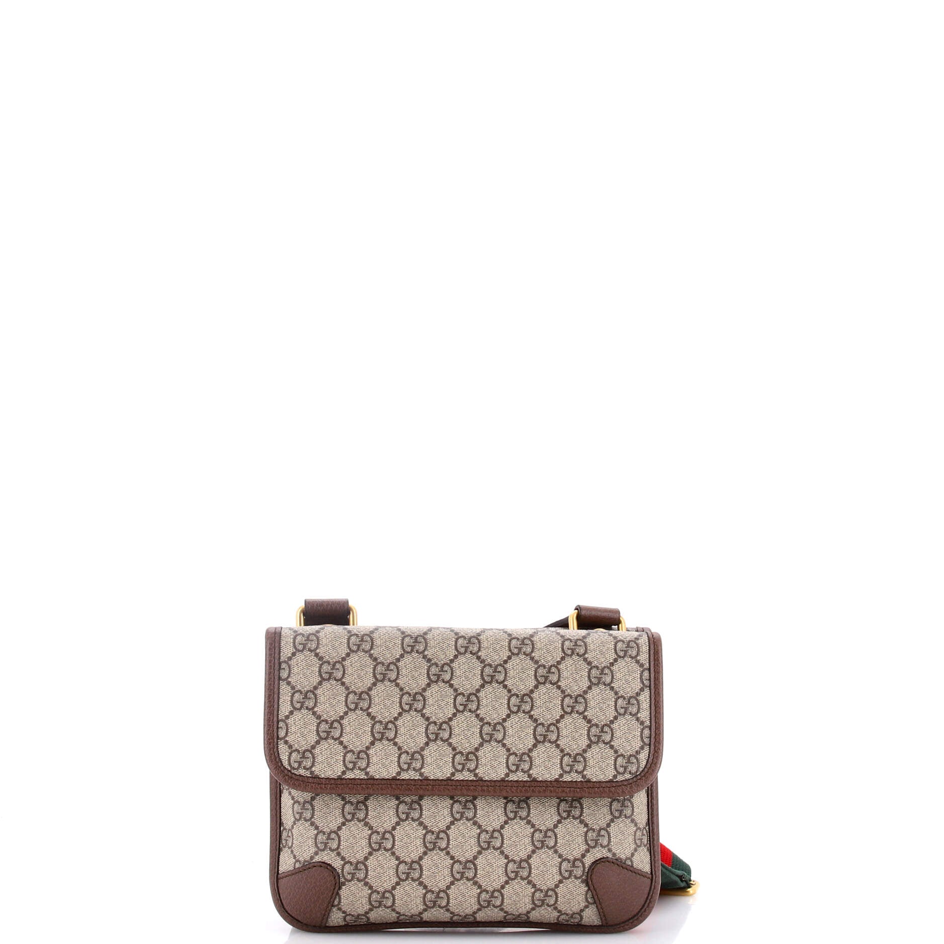 Neo Vintage Flap Messenger GG Coated Canvas Small