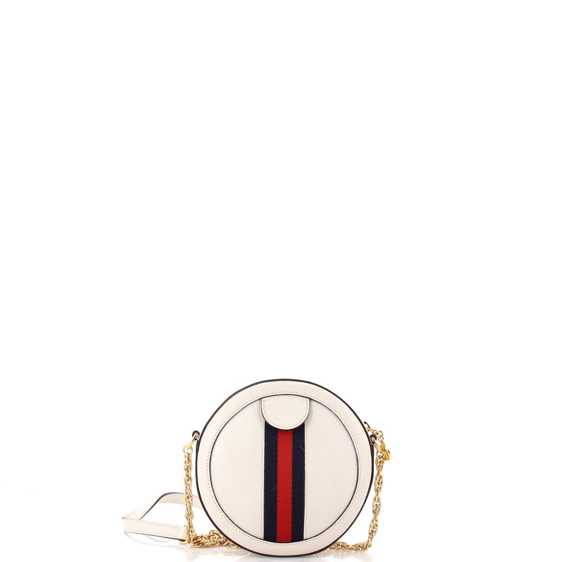Ophidia Round Shoulder Bag Leather Mini