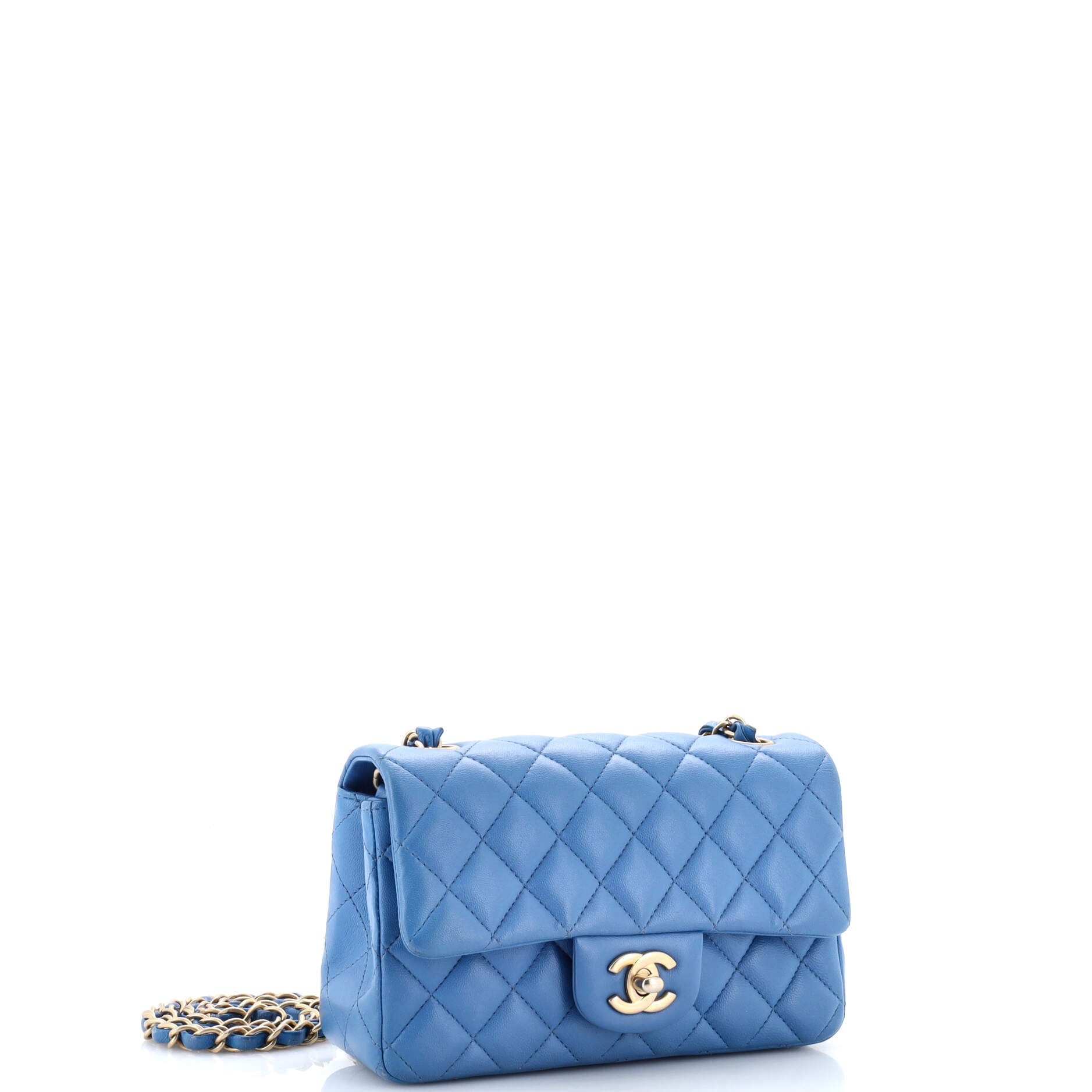 Classic Single Flap Bag Quilted Lambskin Mini