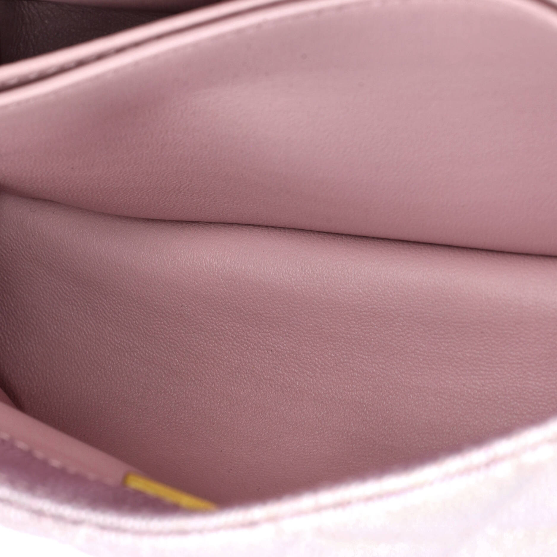 Coco Top Handle Bag Quilted Iridescent Caviar Mini