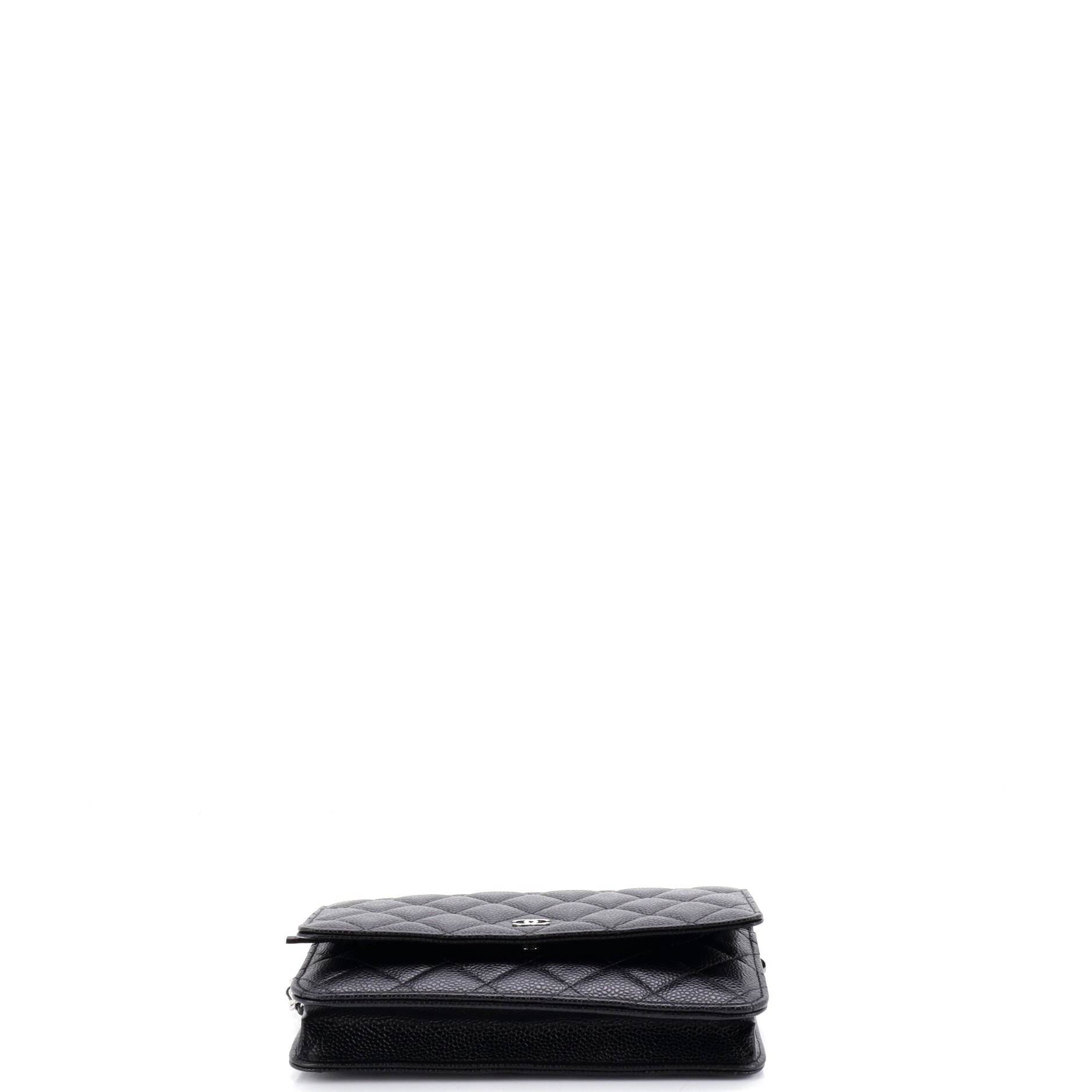 Wallet on Chain Quilted Caviar