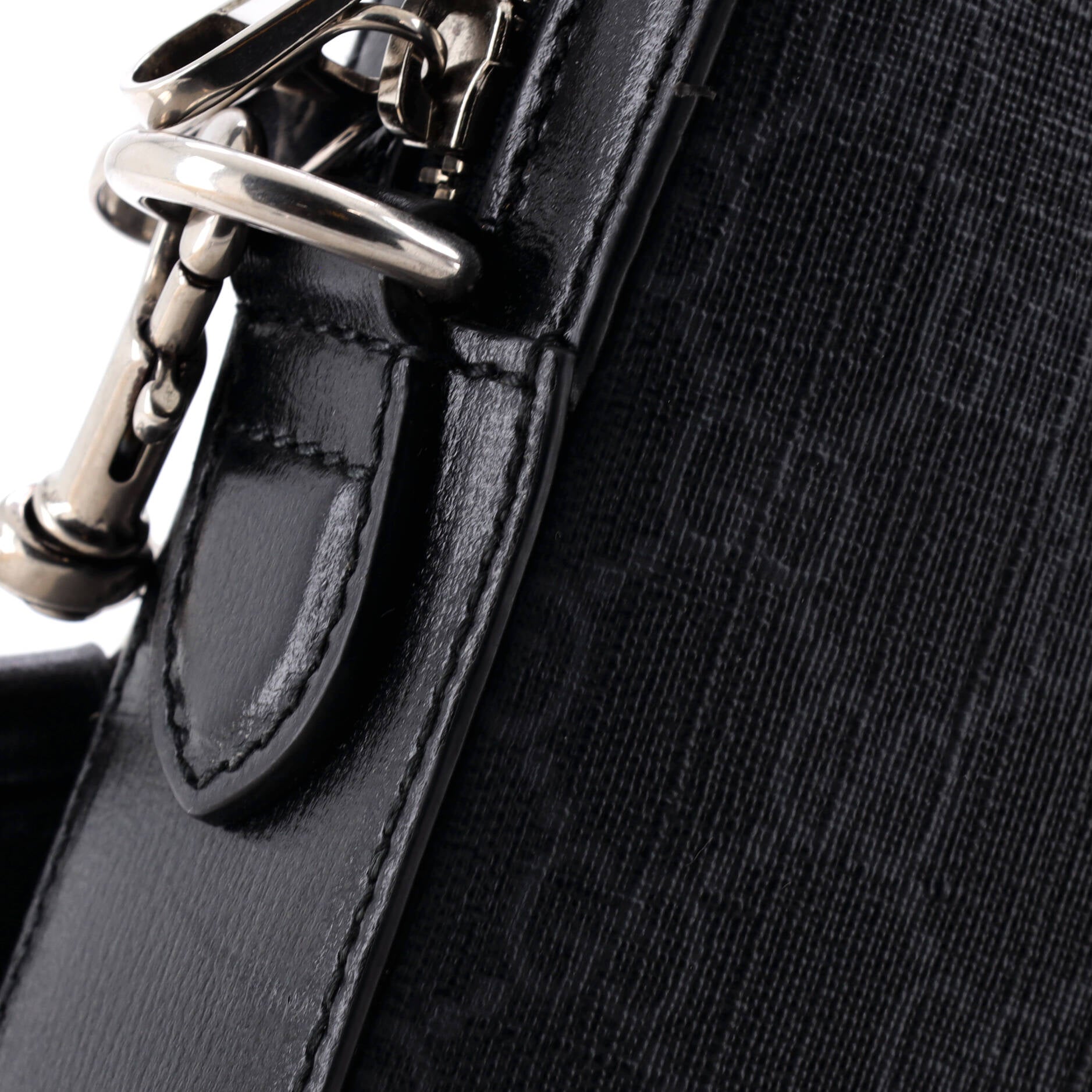 Interlocking G Patch Shoulder Bag GG Coated Canvas Small