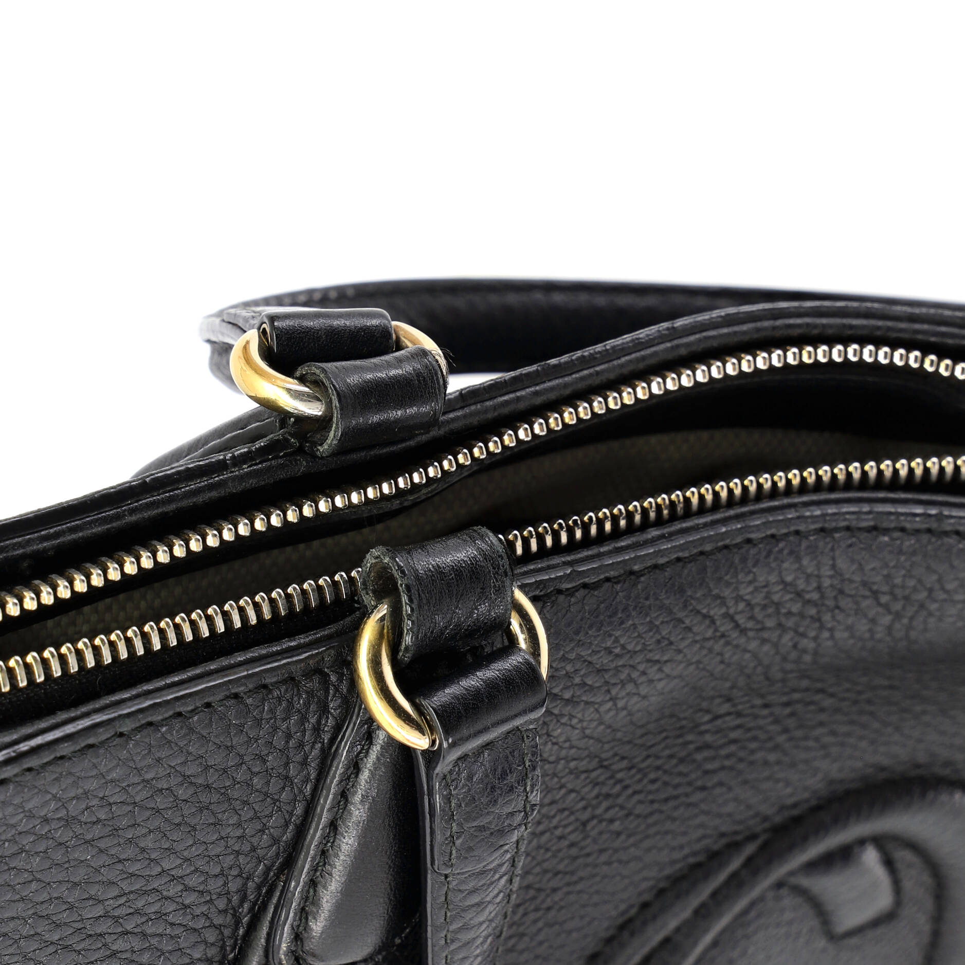 Soho Convertible Top Handle Bag Leather Small
