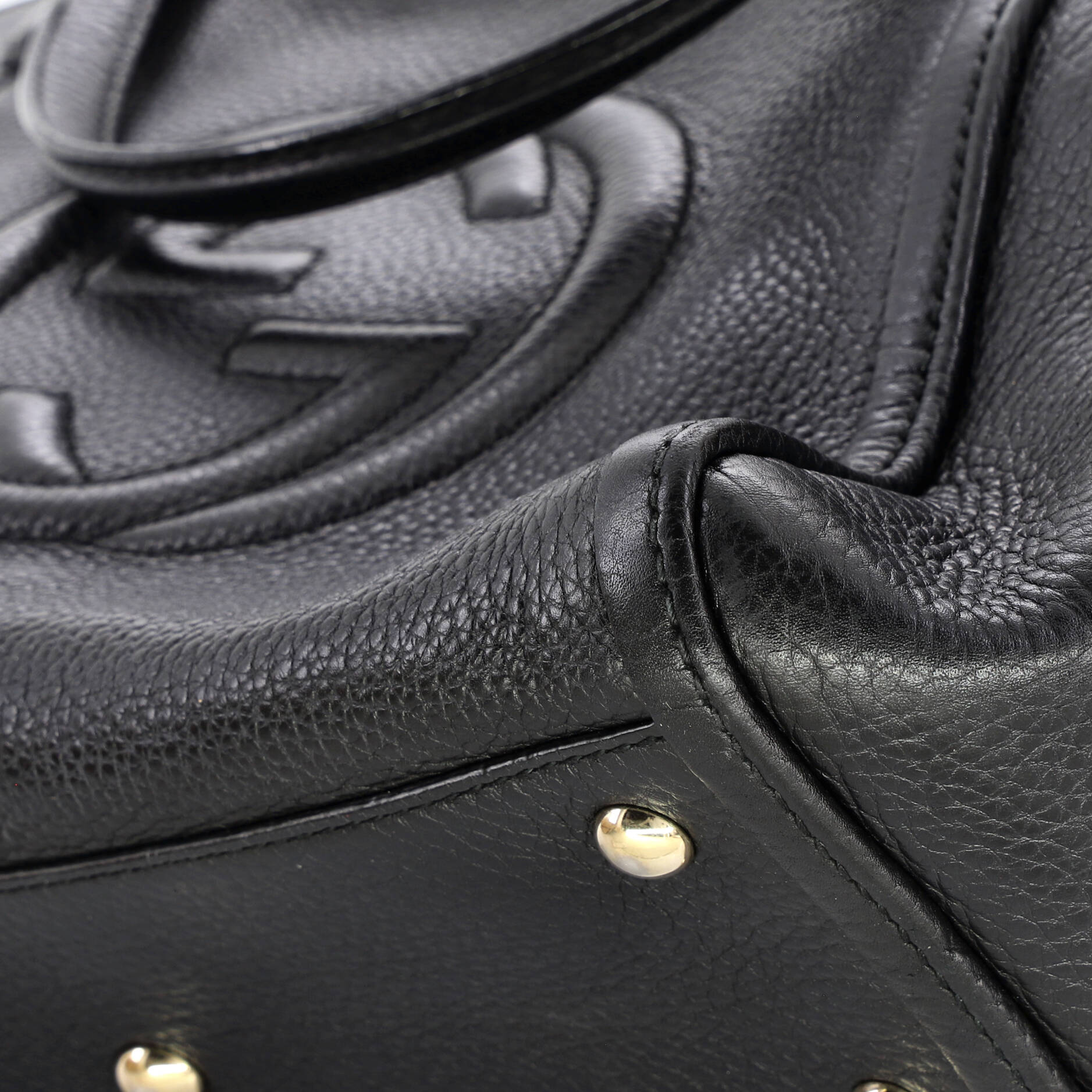 Soho Convertible Top Handle Bag Leather Small