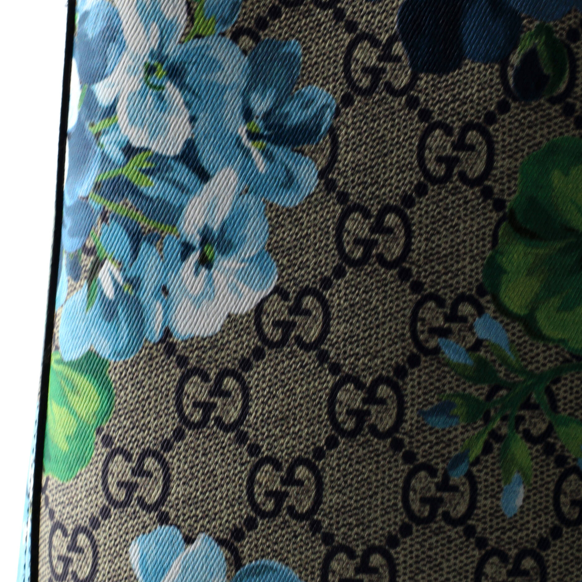 Reversible Tote Blooms Print GG Coated Canvas Medium