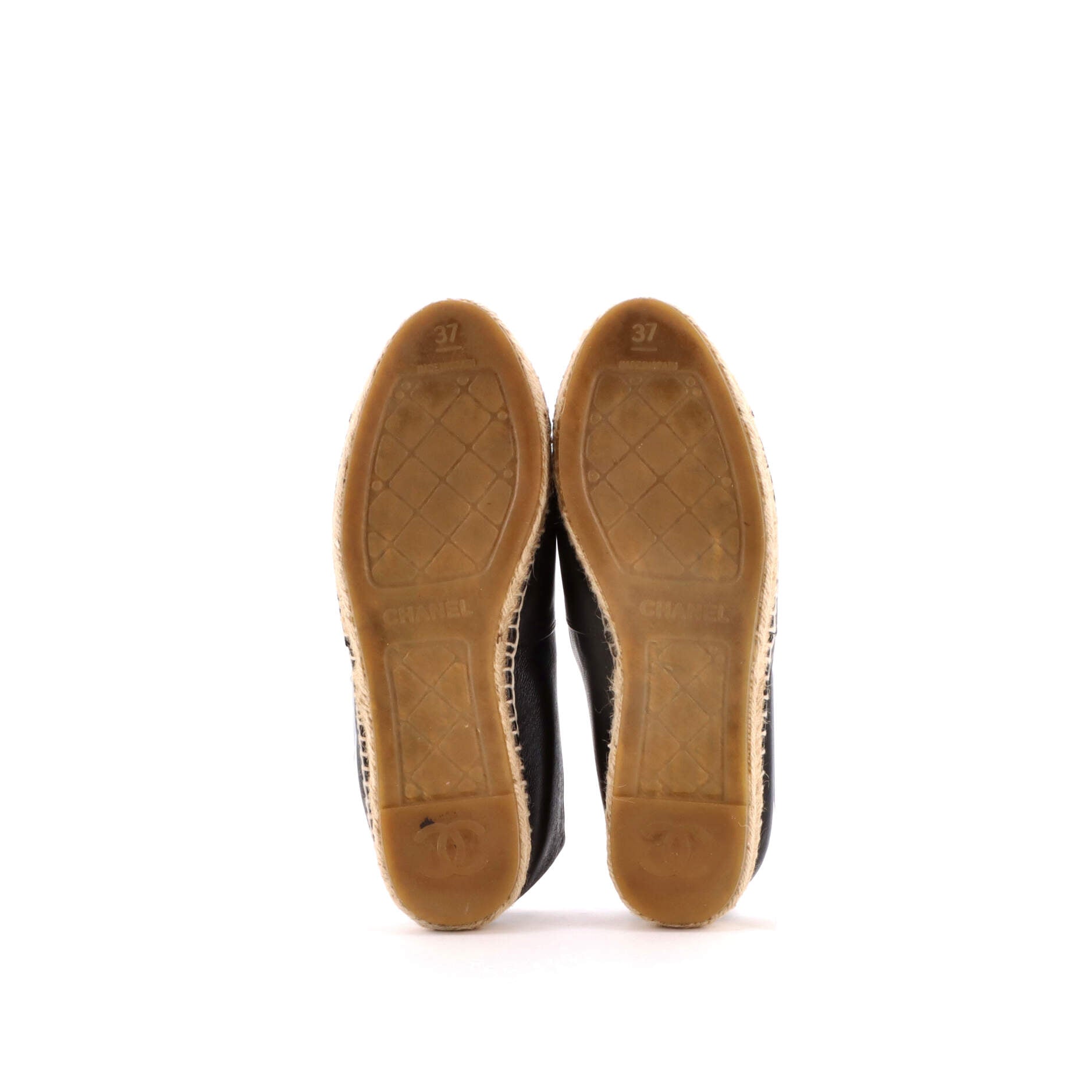 Women's CC Cap Toe Espadrilles Leather