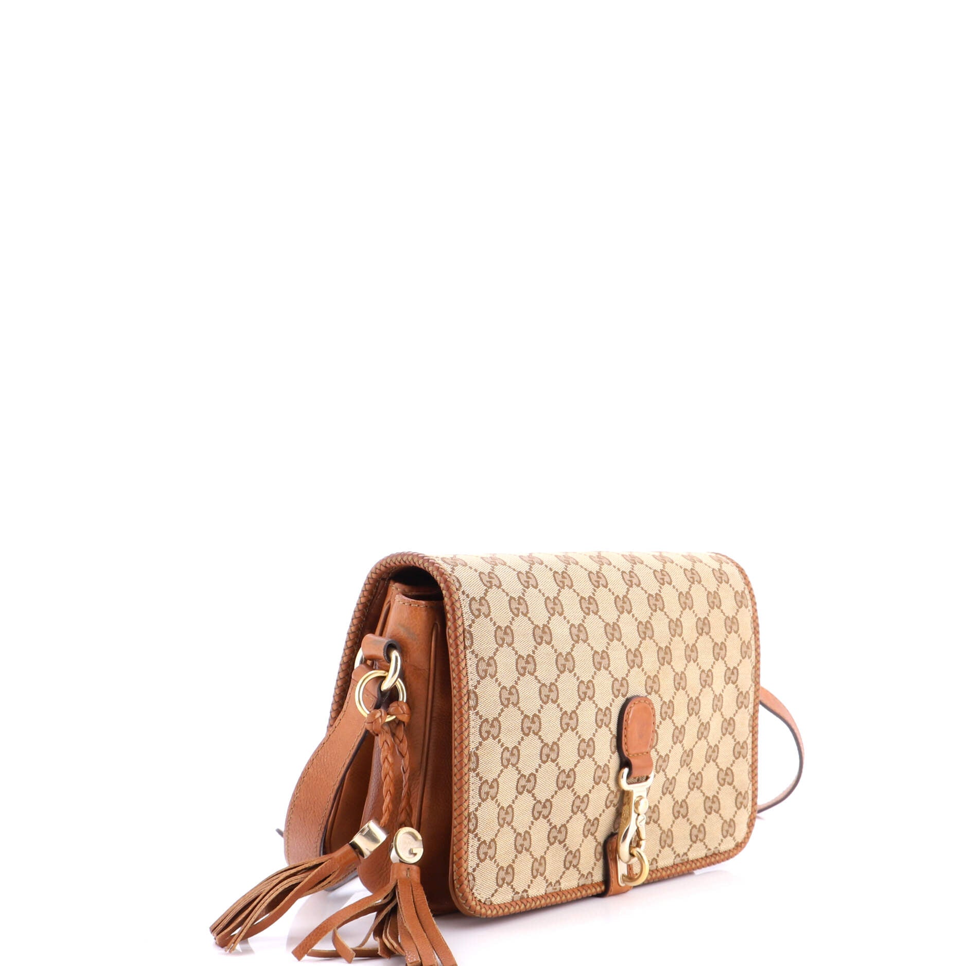 Marrakech Messenger Bag GG Canvas with Leather Medium