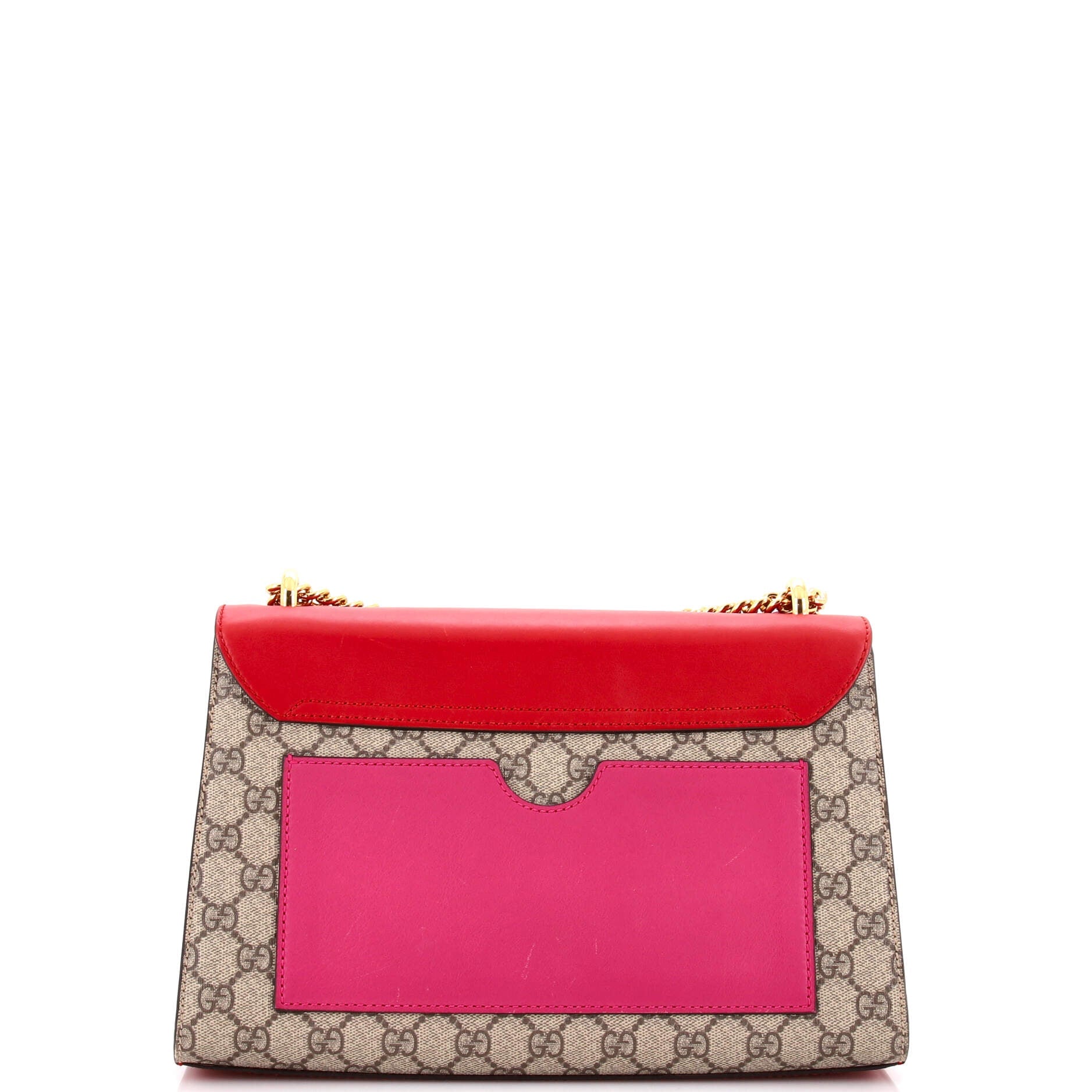Padlock Shoulder Bag GG Coated Canvas and Leather Medium