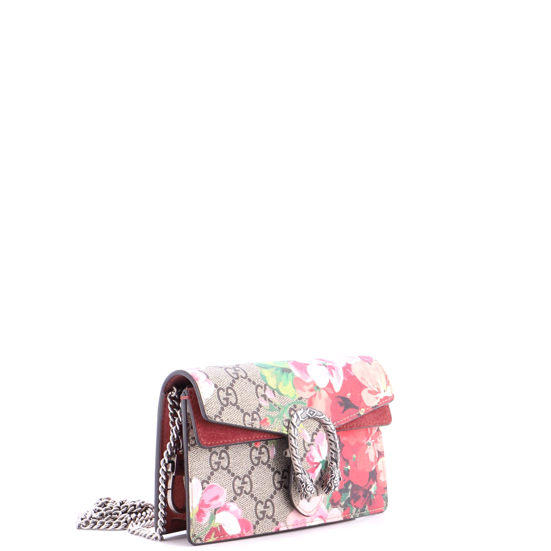 Dionysus Bag Blooms Print GG Coated Canvas Super Mini