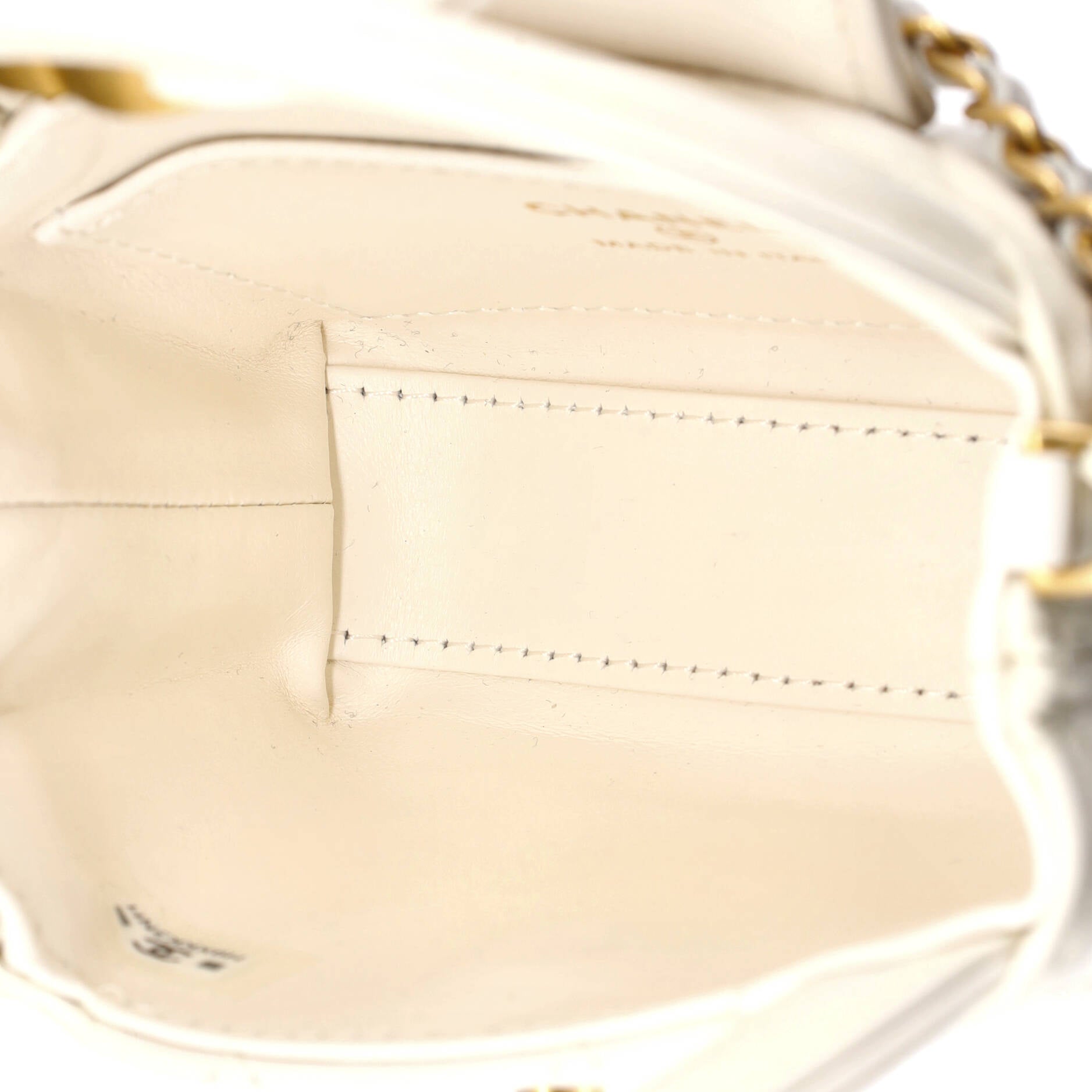 Kelly Top Handle Shopping Bag Quilted Shiny Aged Calfskin Nano